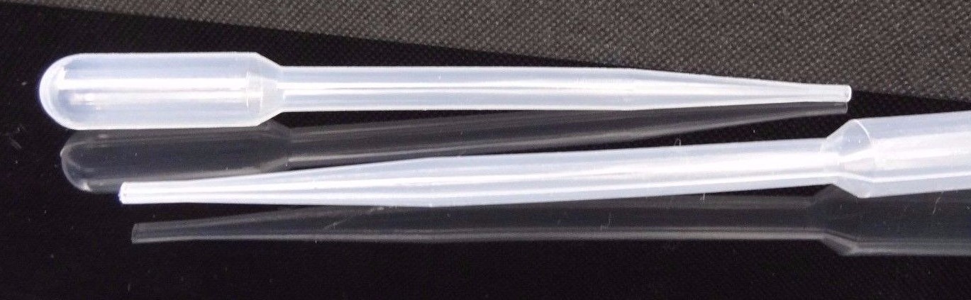 Pack of 15 ~ Cardinal Health Plastic Transfer Pipet 3.5 ml Draw Large Bulb