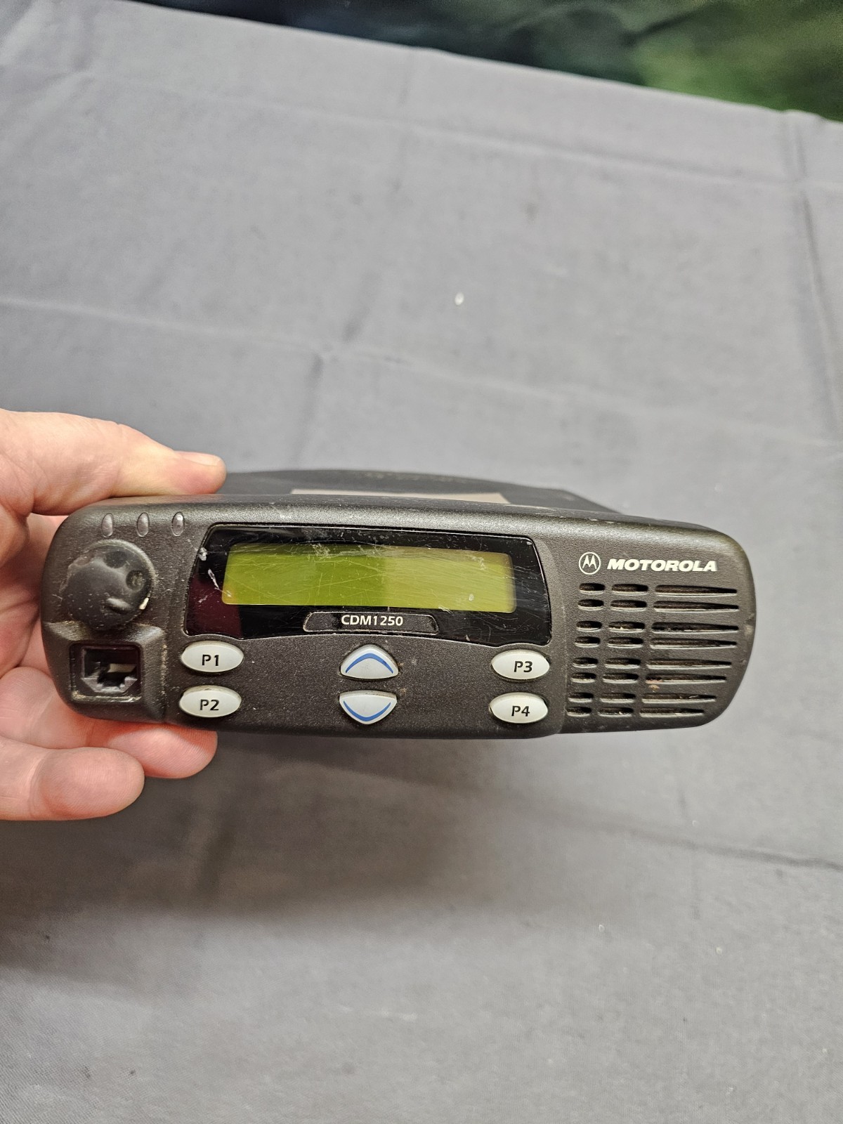 Working Motorola CDM1250 136-174 MHz VHF 45 Watt Two Way Radio AAM25KKD9AA2AN