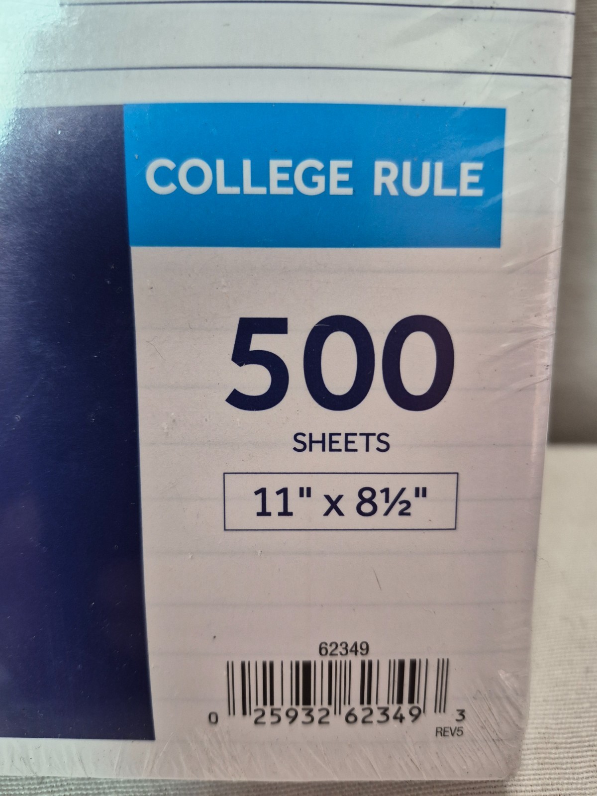 Oxford Loose Leaf Paper 500 Sheets College Rule Filler Notebook Paper 8-1/2″x11″