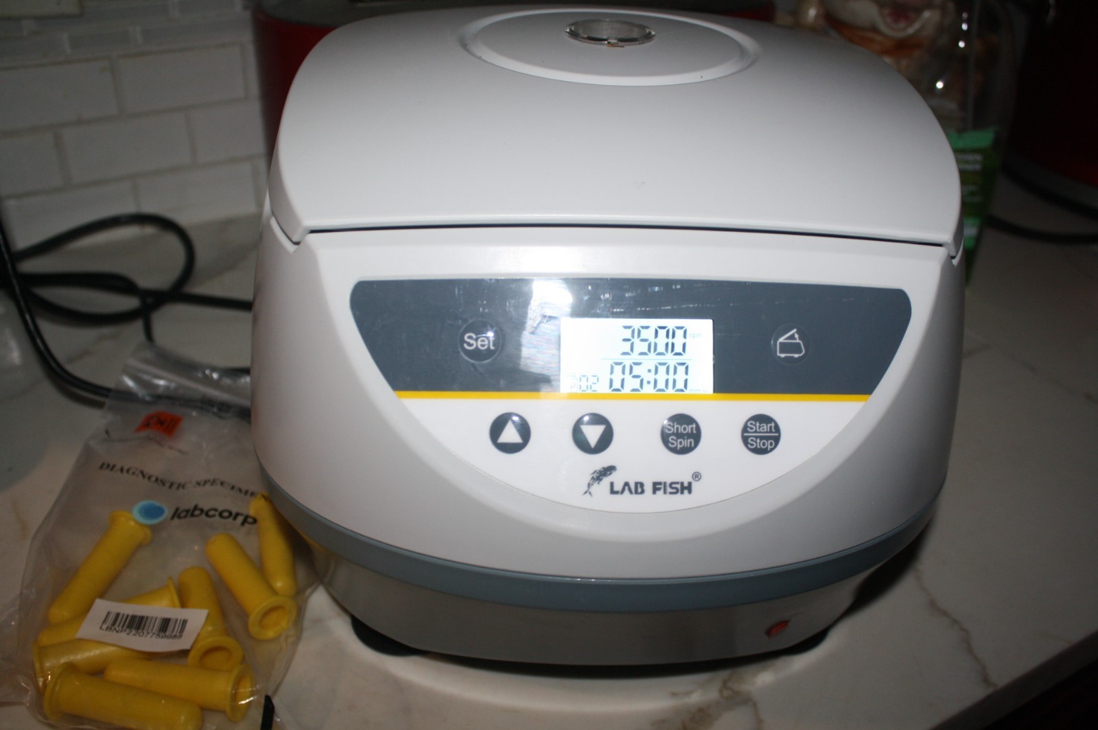 JOANLAB Lab Fish LC-6S Benchtop Centrifuge Machine 5ml-15ml x 6 – 500-4000rpm