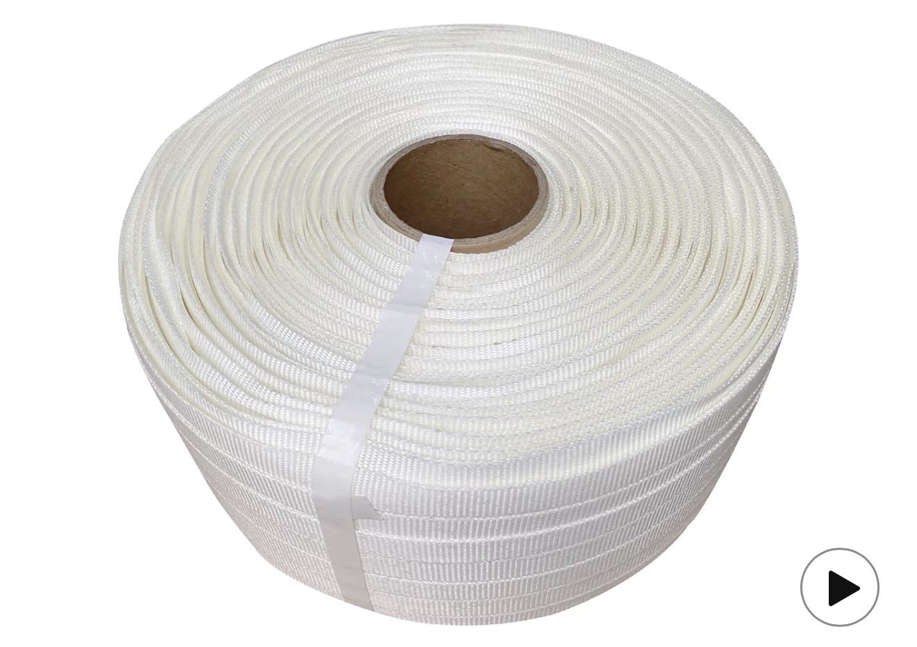 3/4” x 1650’ Woven Cord Strapping 2500lb Break Strength 6”x3” Core