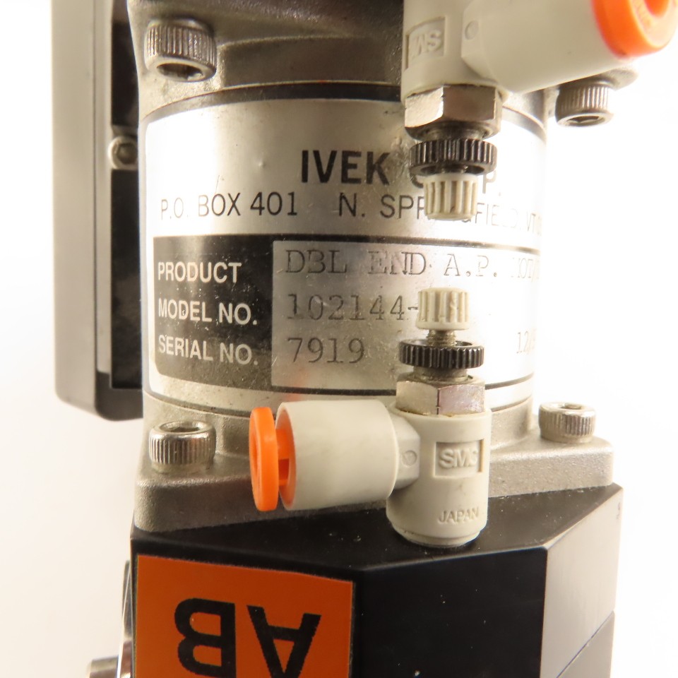 Ivek 102144-1 Double End AP Motor Base Microspense Laboratory Pump 3.4V