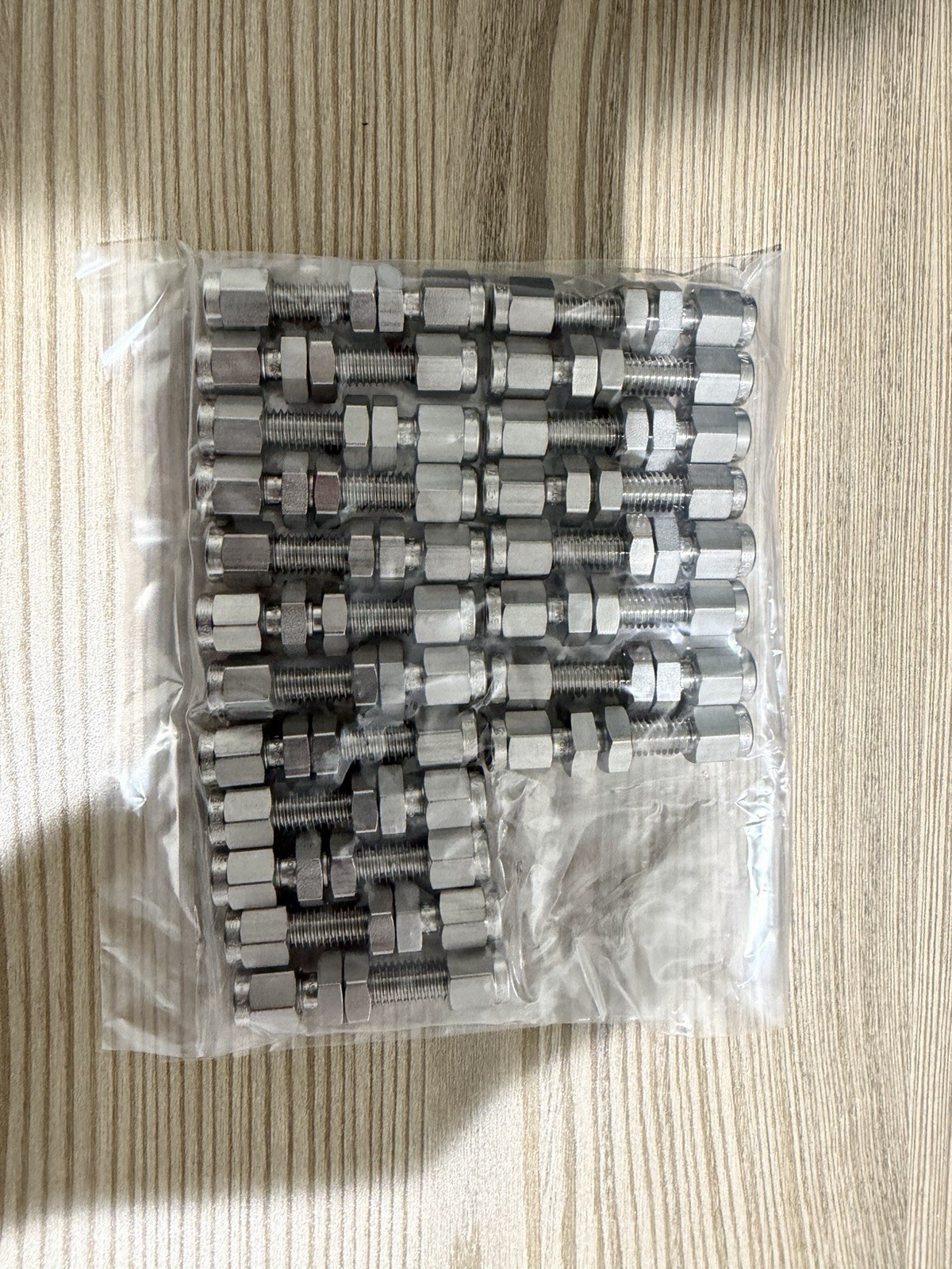 SWAGELOK SS-200-61 1/8 tube x2 straight bulkhead (Lot Of 20)