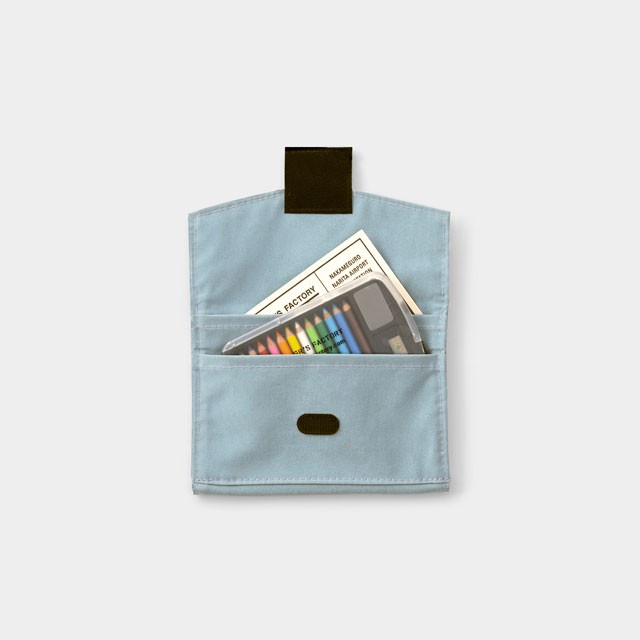 Traveler’s Company TO&FRO Passport Size Zipper Case Blue Gray Japan