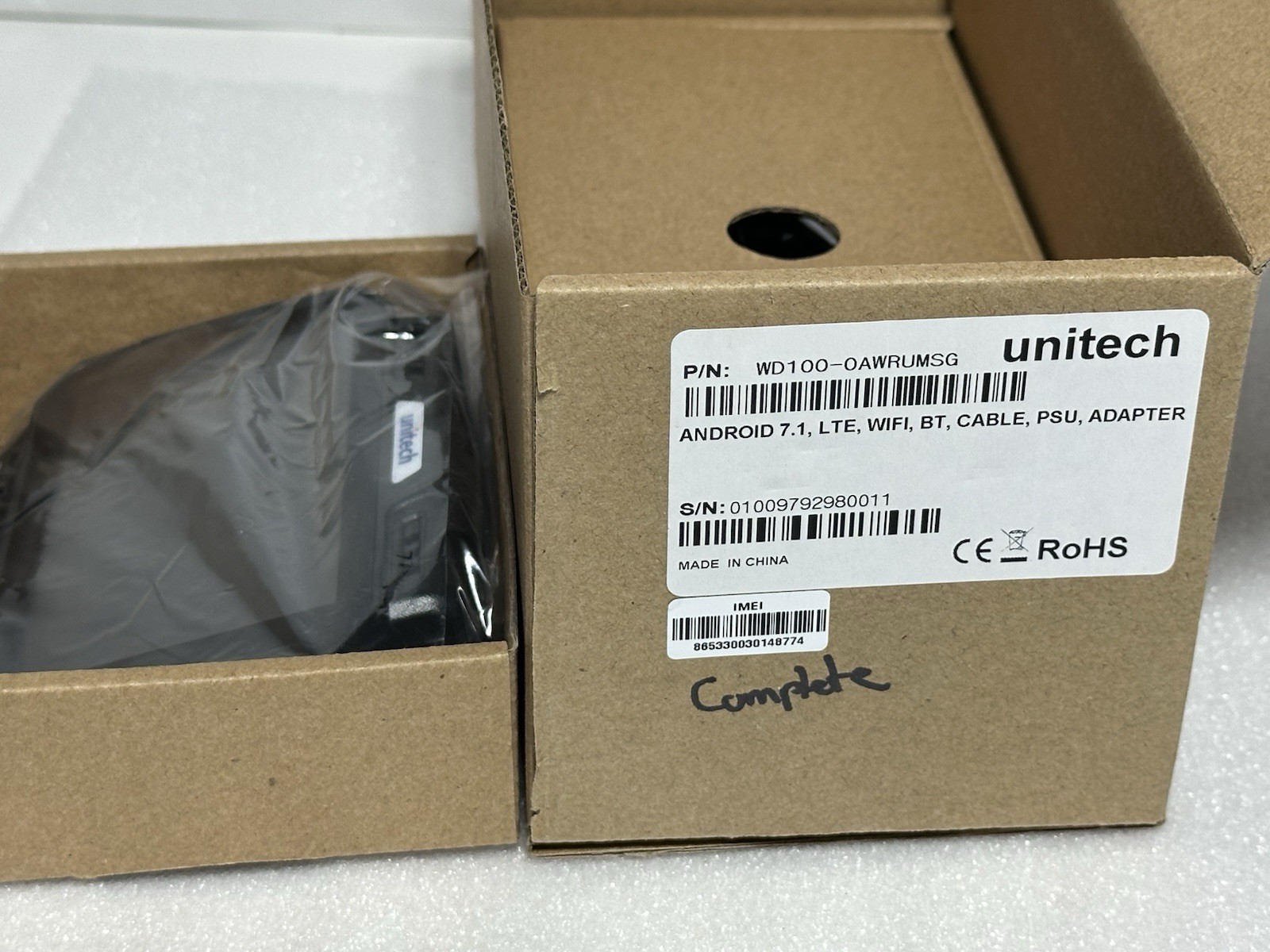 Unitech WD100-0AWRUMSG Wearable mobile computer scanner ANDROID 7.1 – FREE SHIP