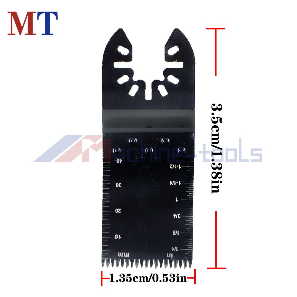 48 Pcs Universal Oscillating Multitool Quick Release Saw Blades for Metal Wood