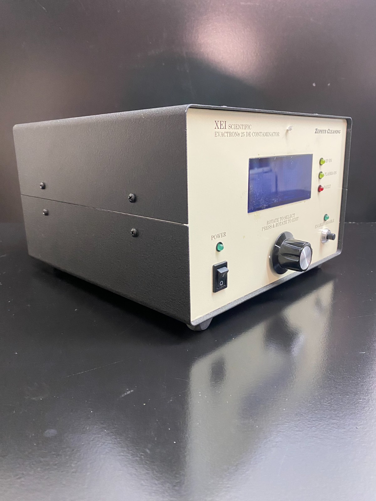 XEI Scientific EVACTRON 25 DE-Contaminator Zephyr Cleaning