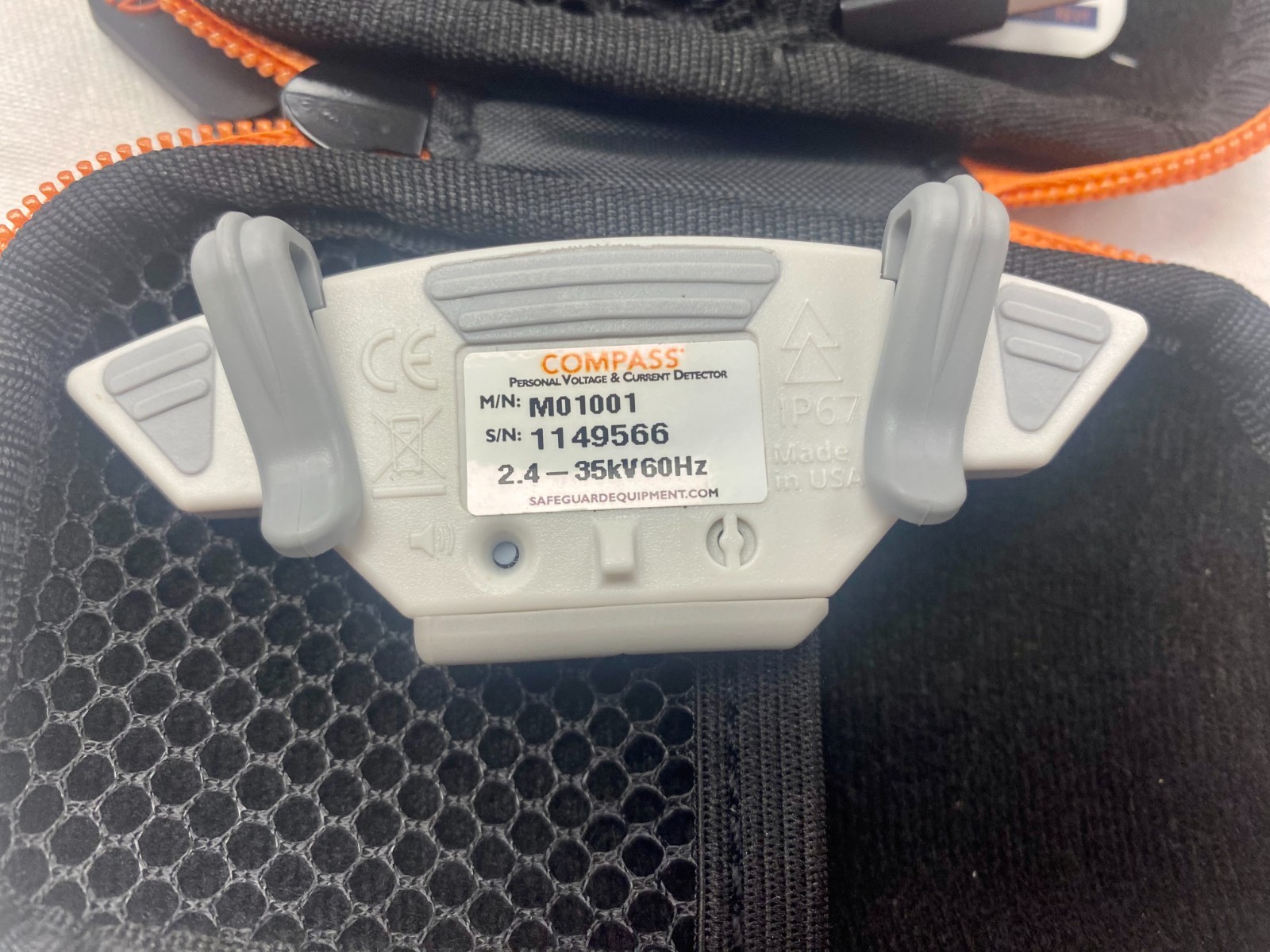 Safeguard Compass M01001 Personal Voltage & Current Detector 2.4–35kV 60Hz Case