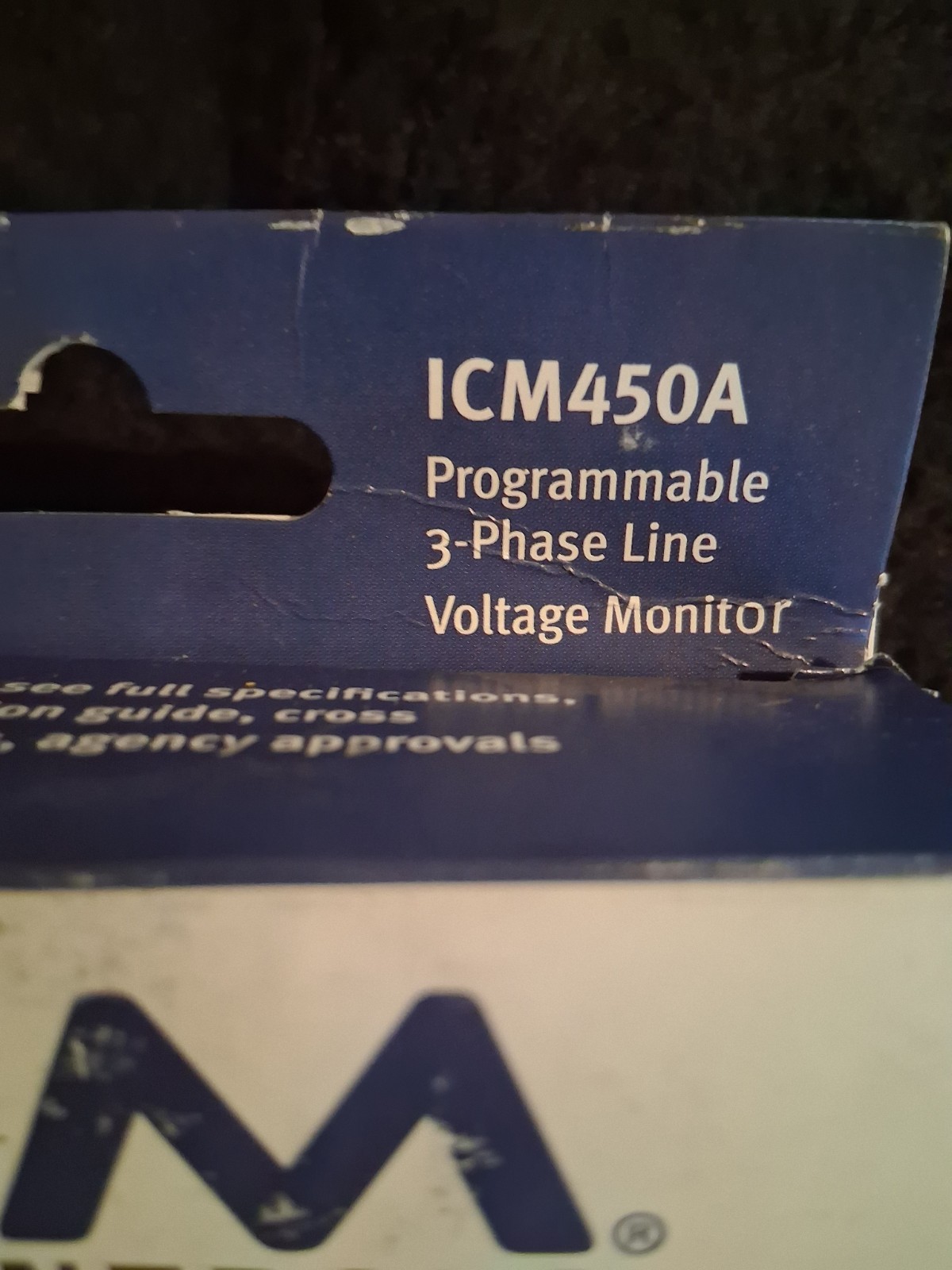 ICM Controls ICM450A Programmable 3-Phase Line Voltage Monitor New