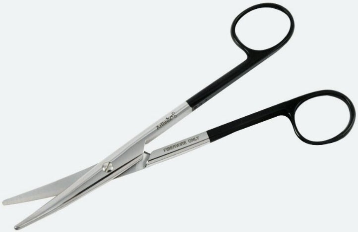 Arthrex AR-11796 FiberWire Suture Scissor, Curved, Blunt/Blunt