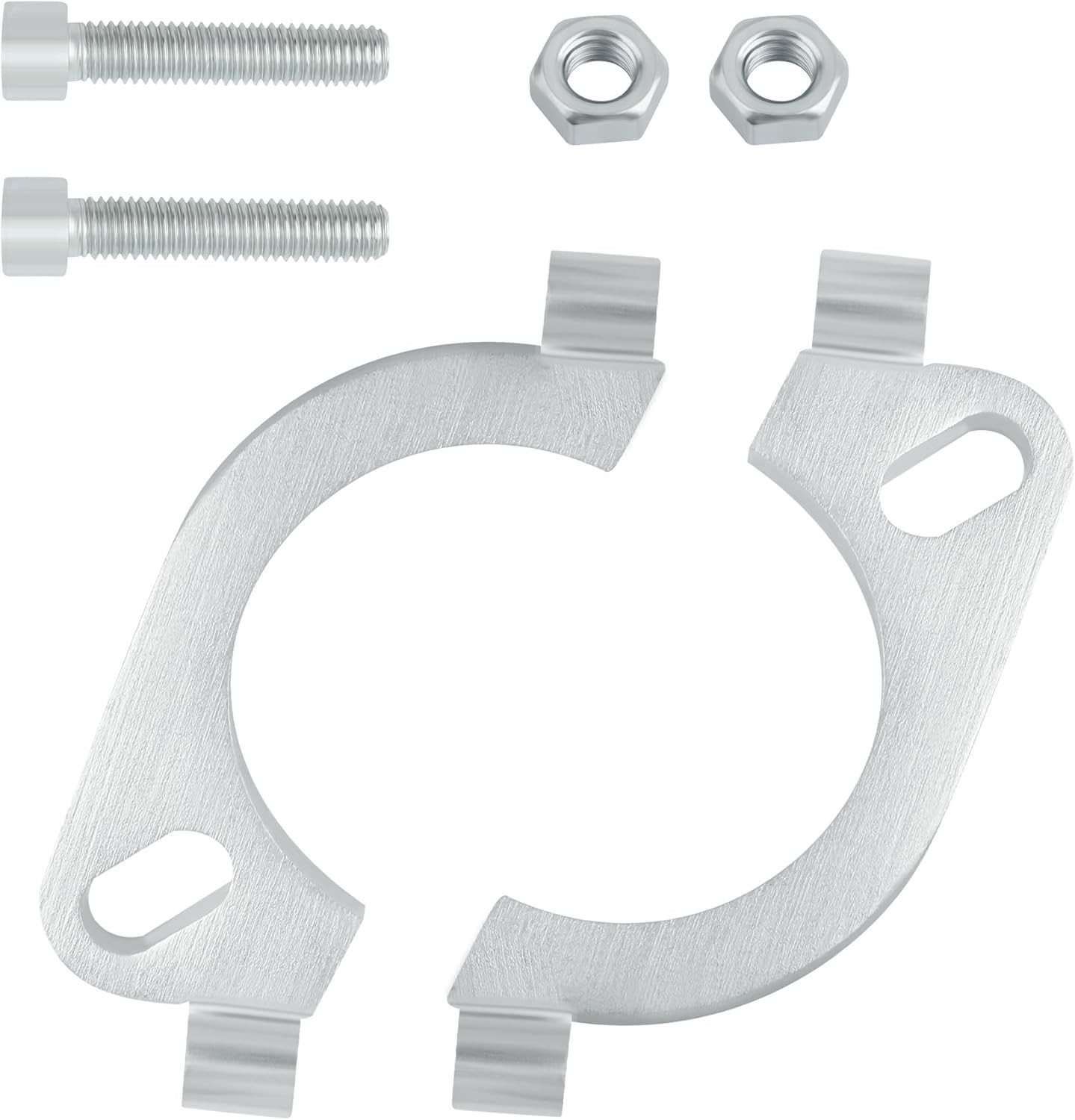 2.5 Inch Split Flange Repair Kit with 2 Bolts Carbon Steel Exhaust Flange 1pk