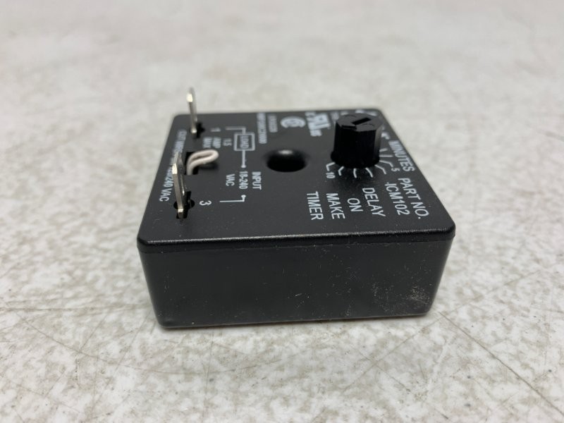 ICM Controls ICM102 Delay Timer 1.5A 18-240VAC .03-10 Min