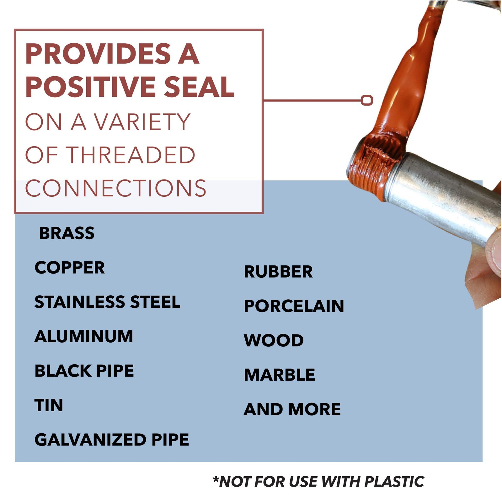 Gasoila Hard-Setting Permanent Thread Sealant, Fast-Drying Red Varnish Sealan…