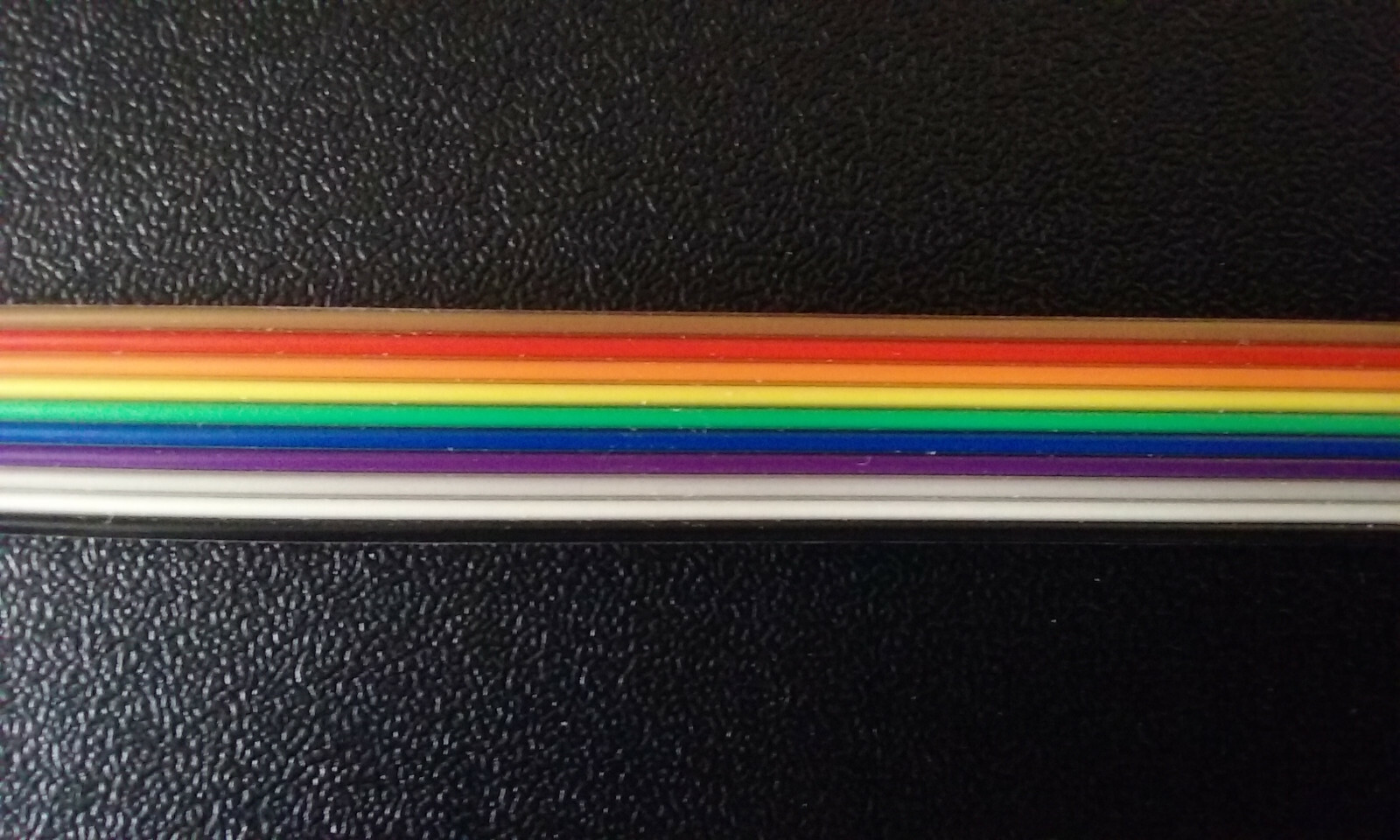 10 Conductor 28awg Color Rainbow Ribbon Wire Cable