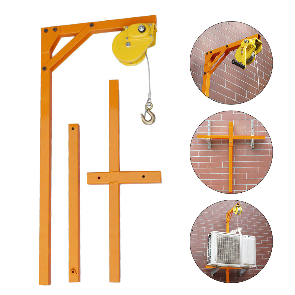 Air Conditioner Outside Installation Lifting Tool Crane Assembly Tool & 15M Rope