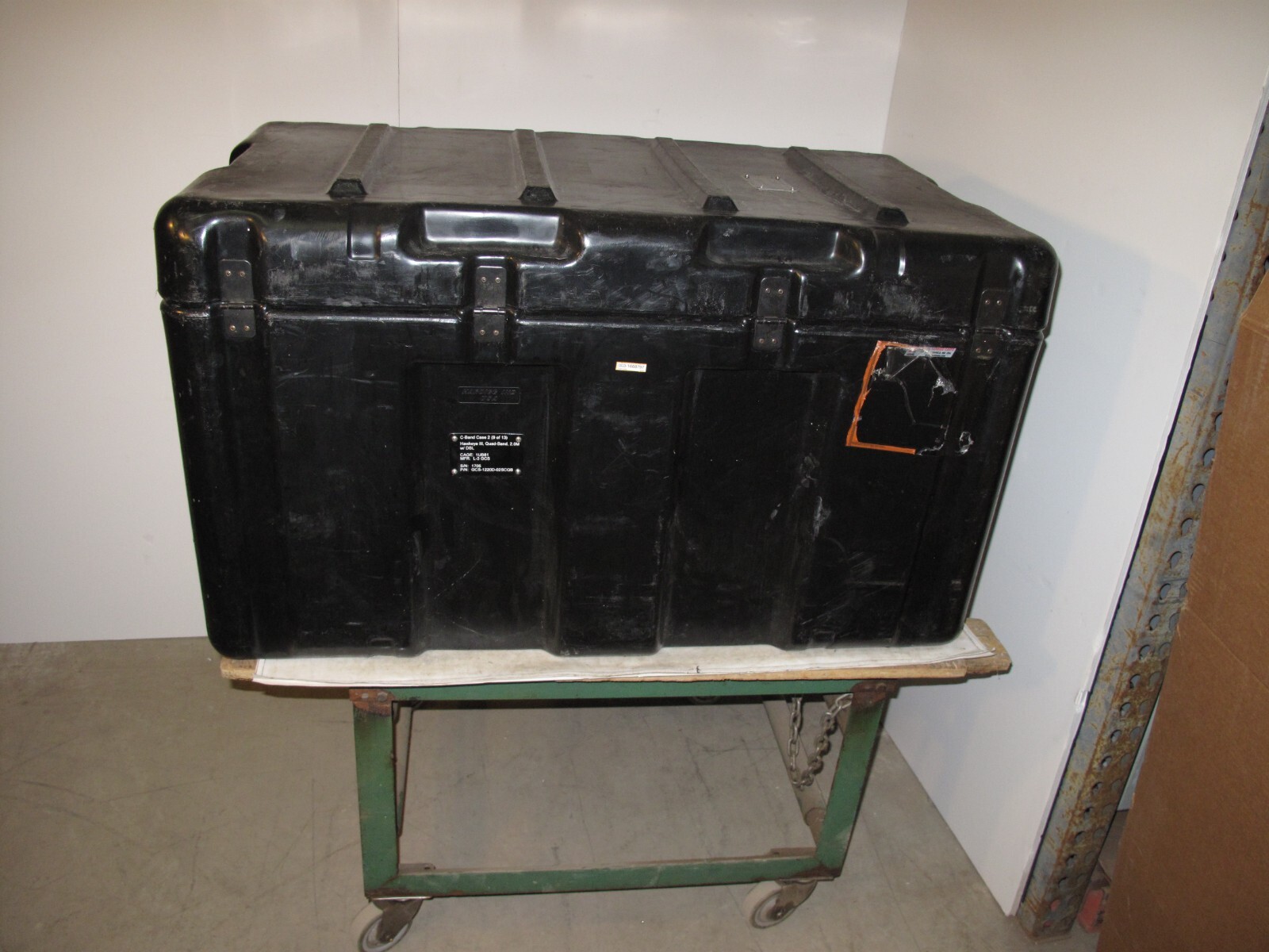 Hardigg Pelican AL3620-1704 Hinged Single Lid Hard Case 40x23x23 w/Wheels Black