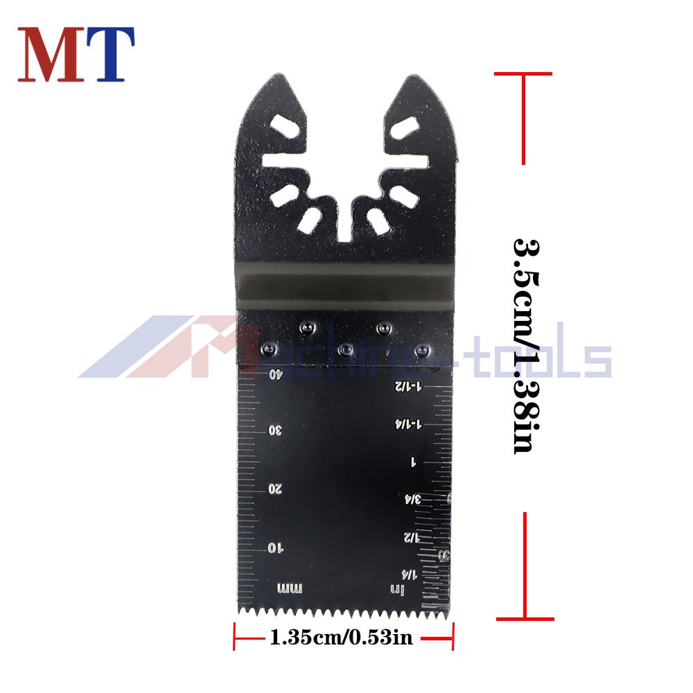 48 Pcs Universal Oscillating Multitool Quick Release Saw Blades for Metal Wood