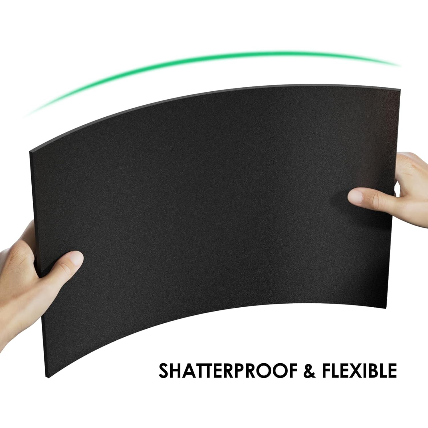ABS Plastic Sheet 1/8 Inch Thick (3mm) – 12″ x 8″, Black Waterproof Rigid Ther