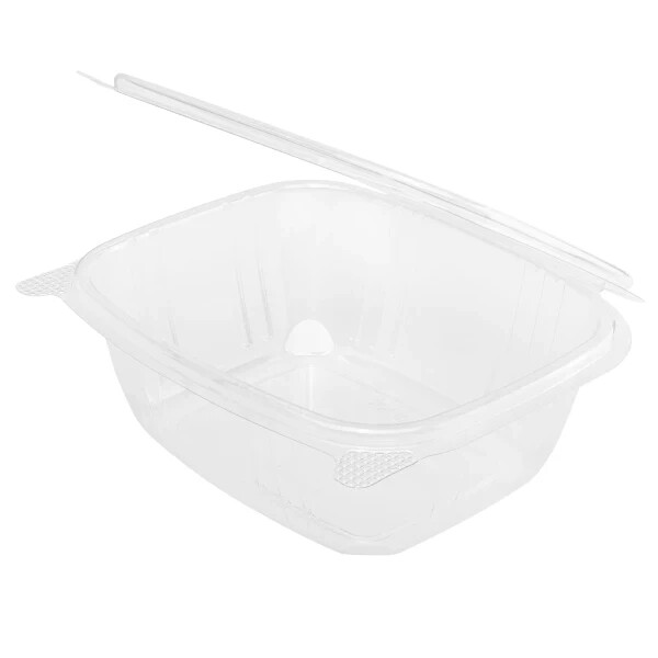 Karat 32 oz PET Plastic Hinged Deli Container – 200 ct, FP-HDC32
