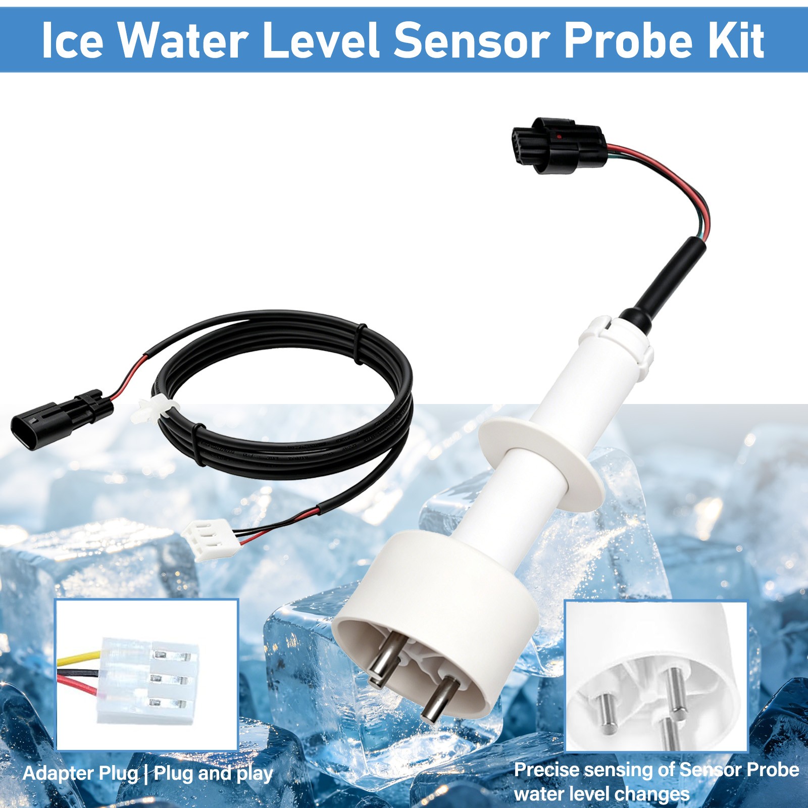 For Manitowoc Ice Machines Kit 000016053 ice Water Level Probe Kit with Harness