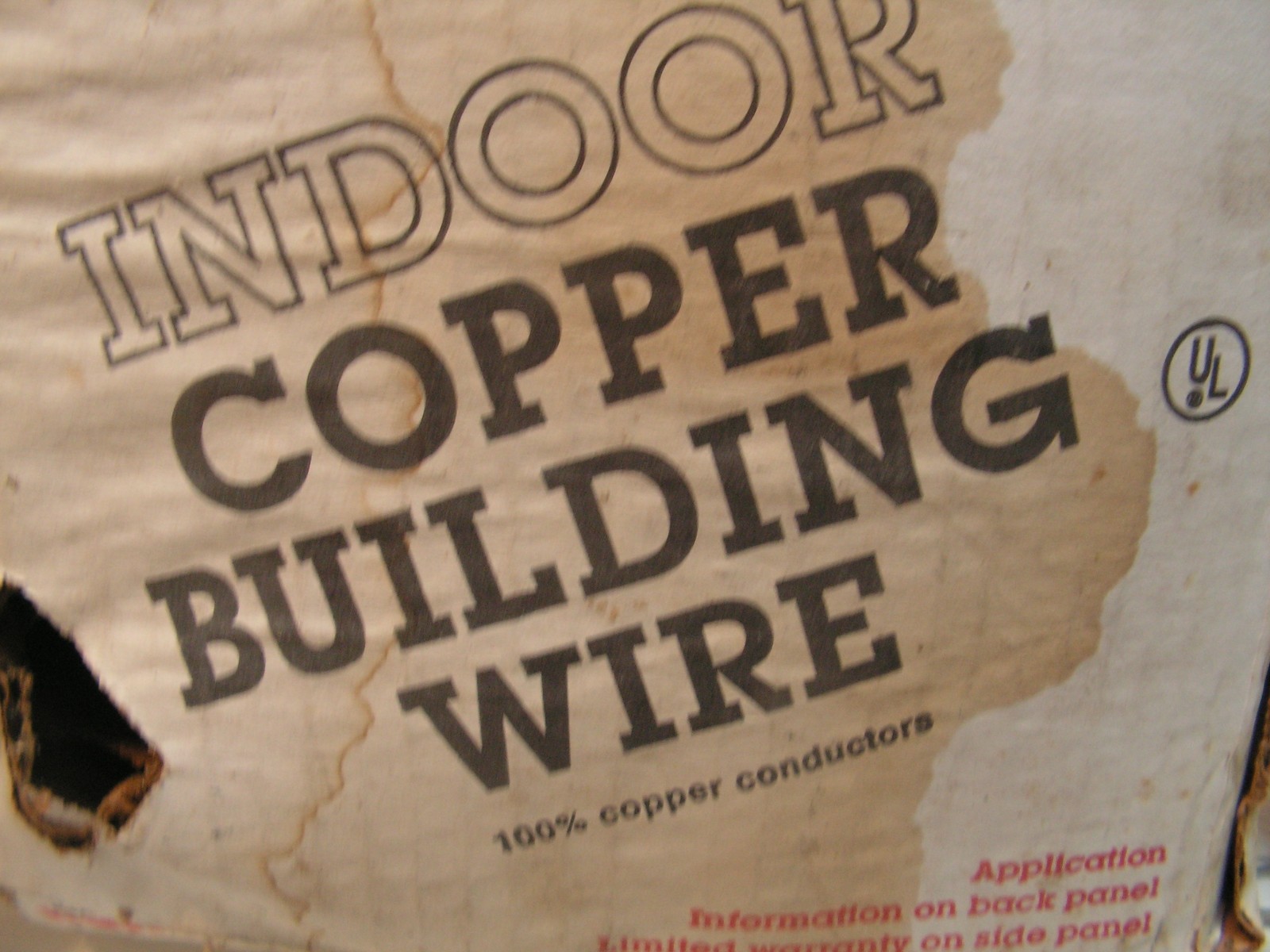 Vintage Diamond Handiwire Cable Romex Copper Wire Cable 12/2 NM-B 49+ft 100% Cop