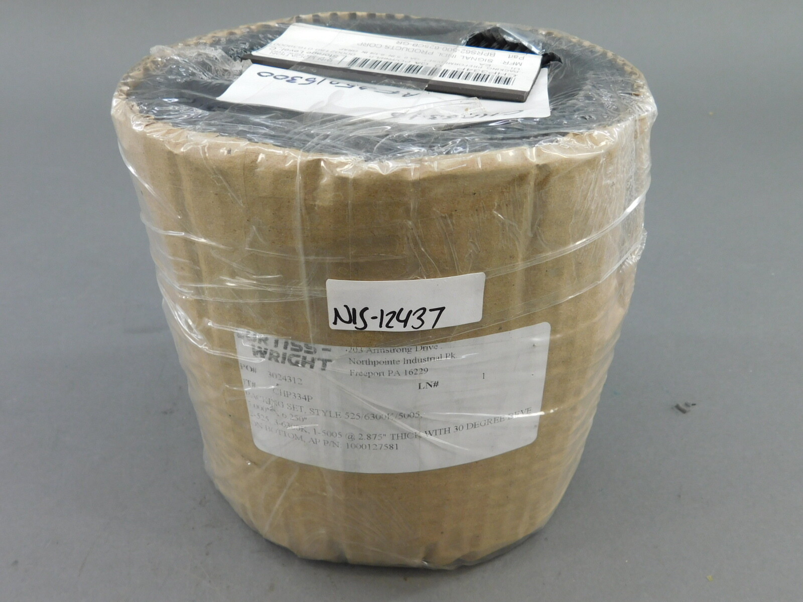 Curtiss-Wright CHP334P Packing Set, Style 525/6300K/5005, 5.000″ X 6.250″ – N…