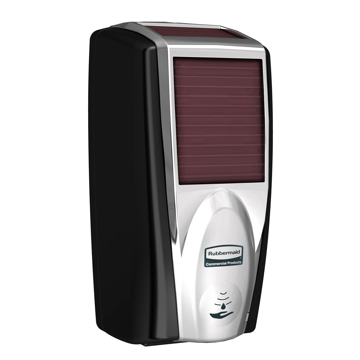 RUBBERMAID 1980826 Lumecel Plastic AutoFoam Foam Soap Dispenser Black/Chrome