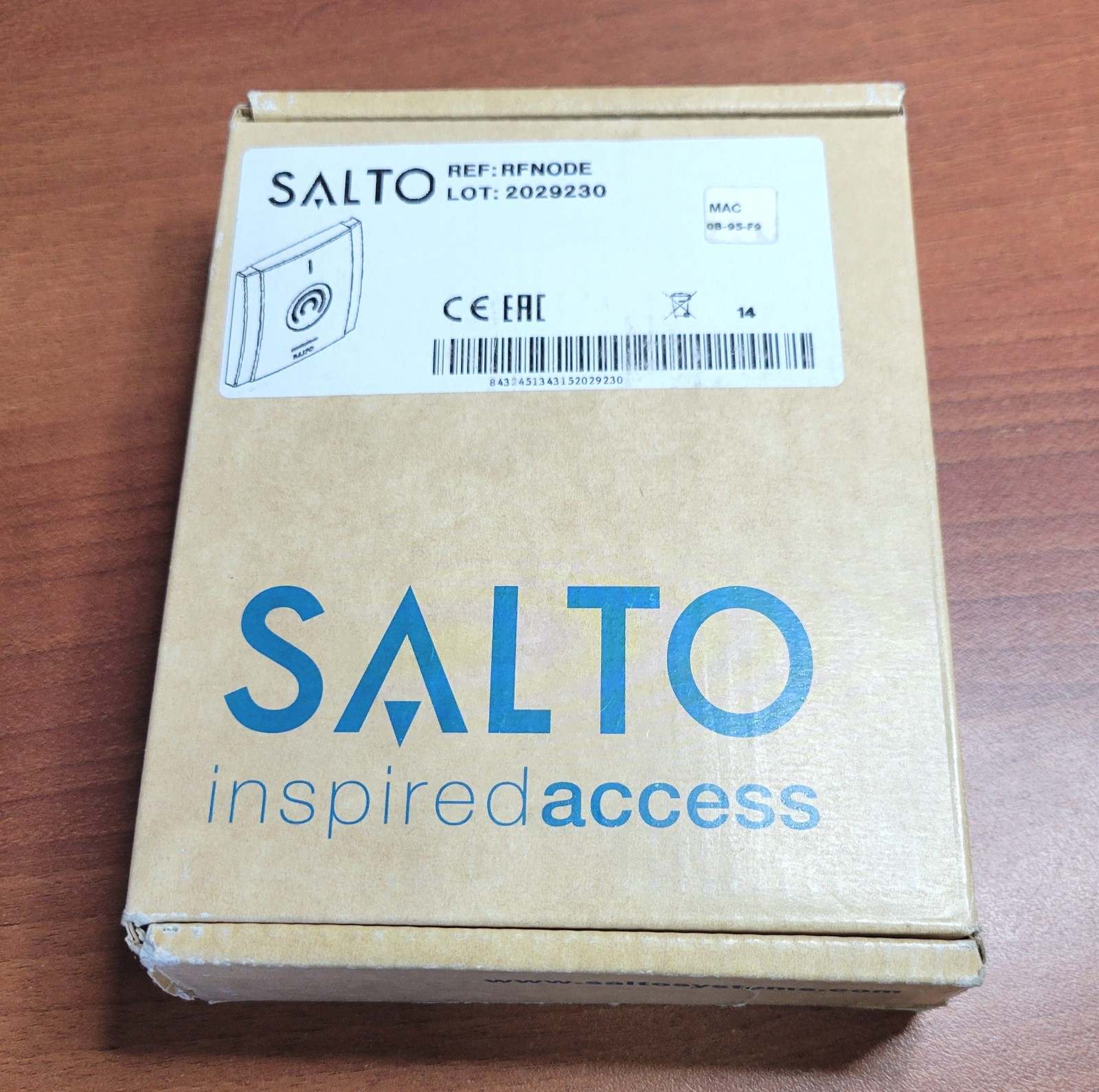 NEW Salto RFNODE RFnet Wireless Node Bridge Module for RF2 Access Control System