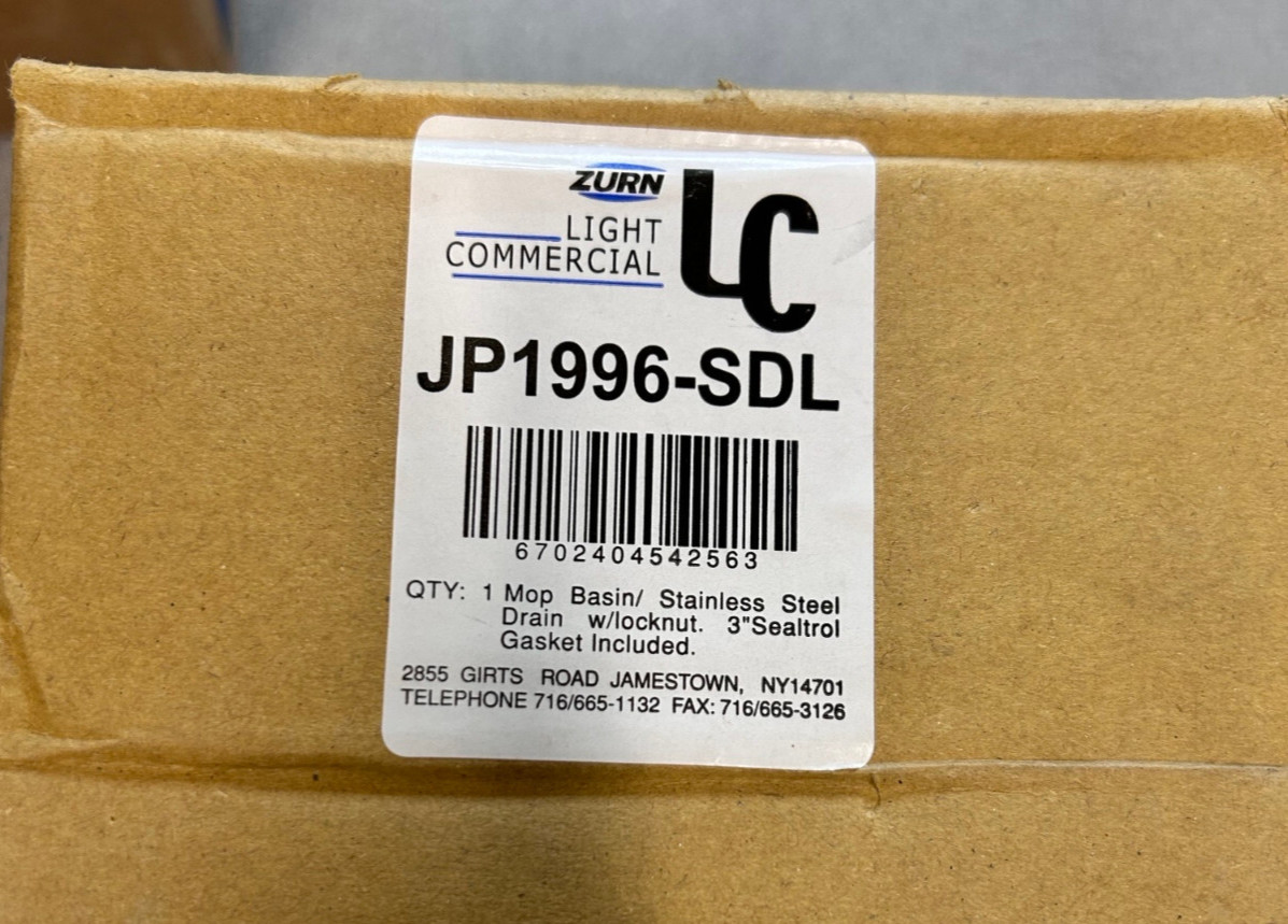 Zurn (JP1996-SDL) 3″ Stainless Steel Drain