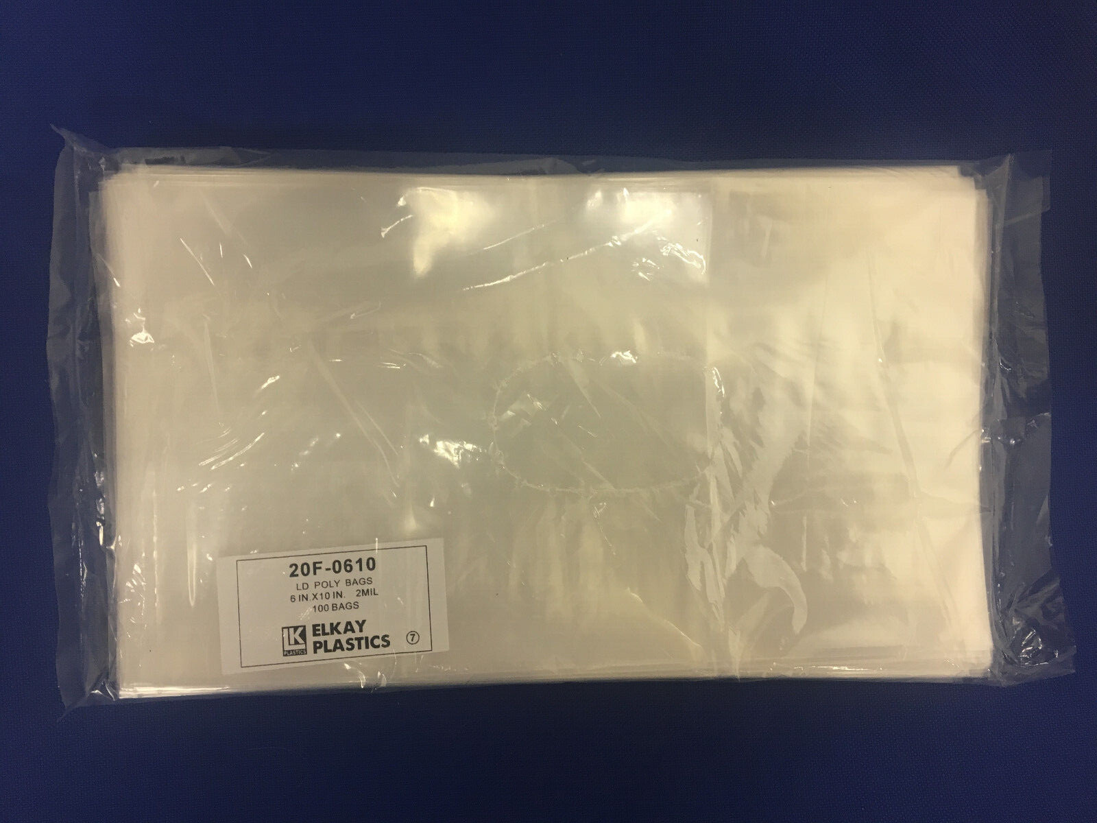 7X9 TO 14X20 ELKAY Plastic Packaging Lay Flat Clear Open Top End 2 MIL Poly Bags