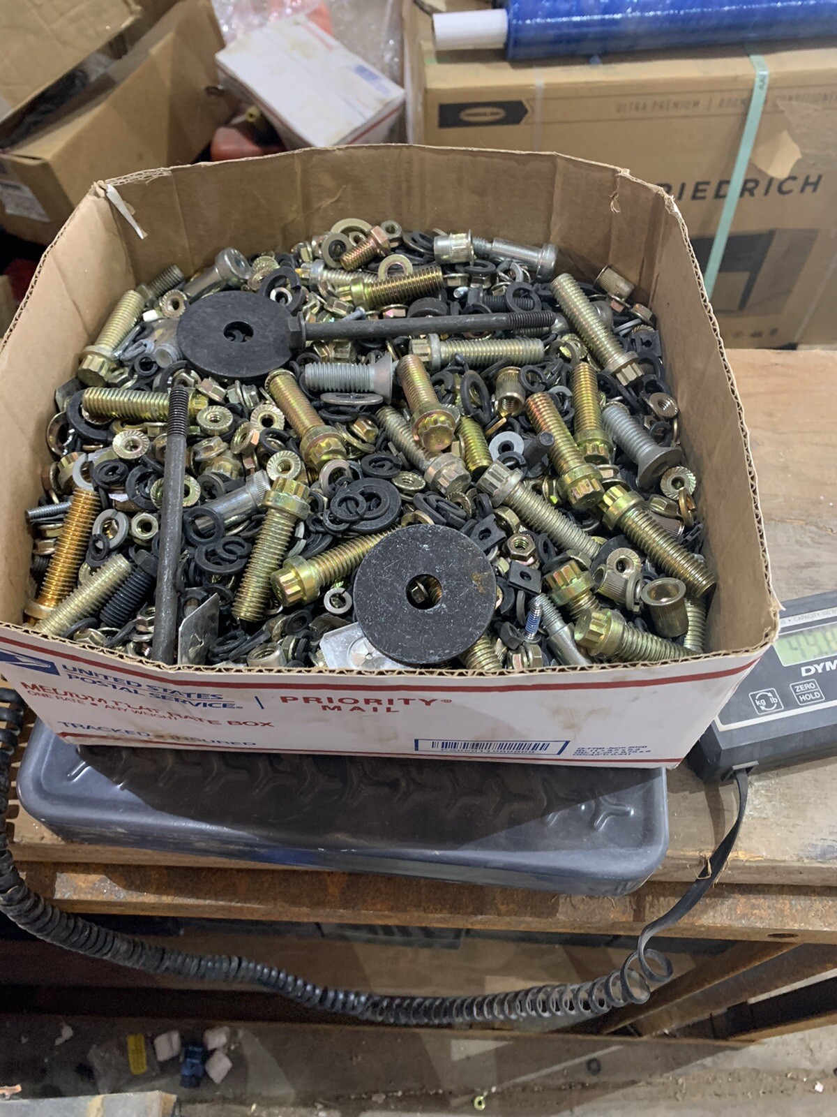 50 Pounds Of Assorted Bolts Hardware New Free Shipping Grade 8 5 Nuts Washers