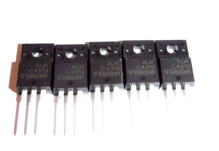 SF10A600 SF10A600HPI (5x) 600V, 10A ULTRAFAST DUAL RECTIFIERS TO-220F-3L