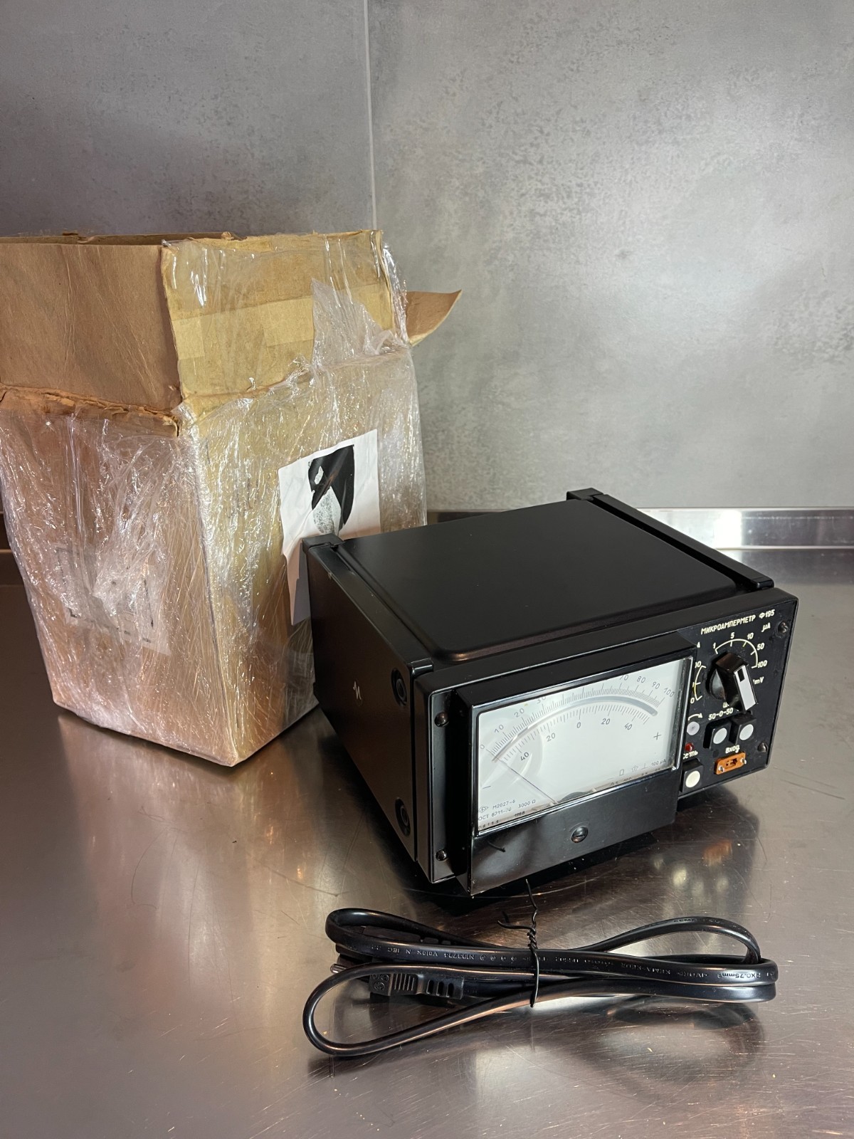 Laboratory Precision Microammeter Ammeter 0 50 100 500 nA 0 1 5 10 50 100 µA New