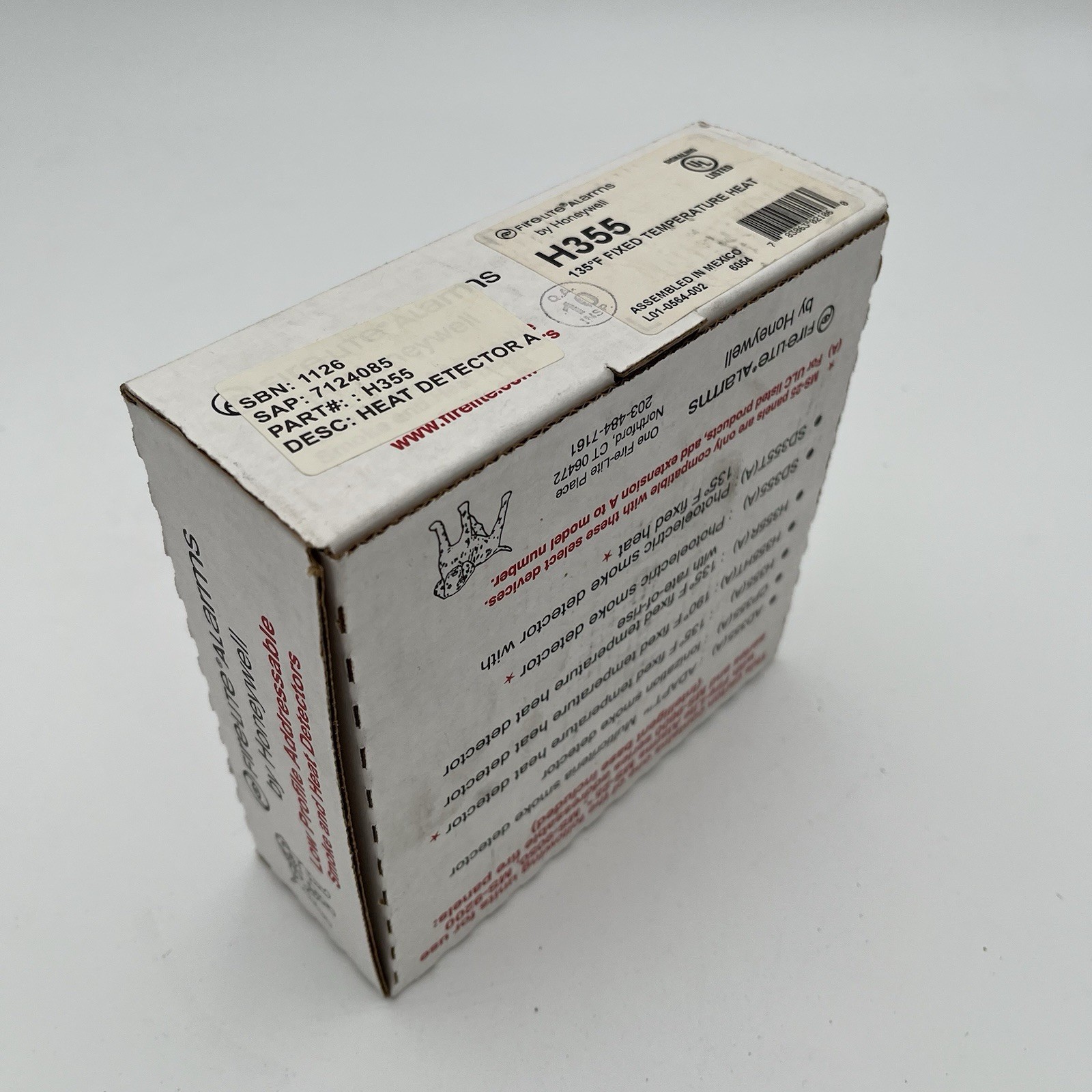 NEW!! Fire Lite Low Profile Addressable Smoke and Heat Detector – H355