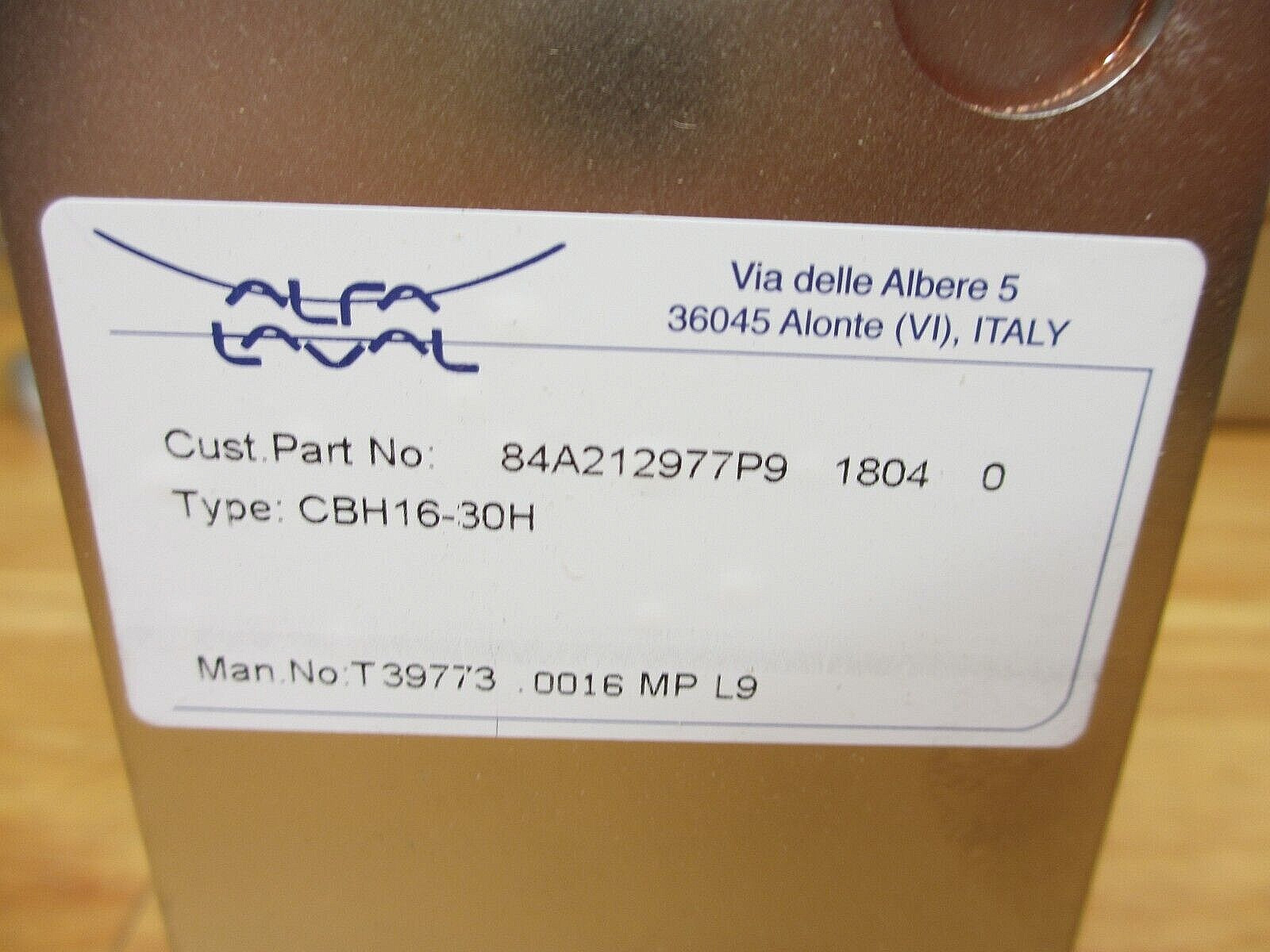 Alfa Laval CBH16-30H *NEW* Heat Exchanger