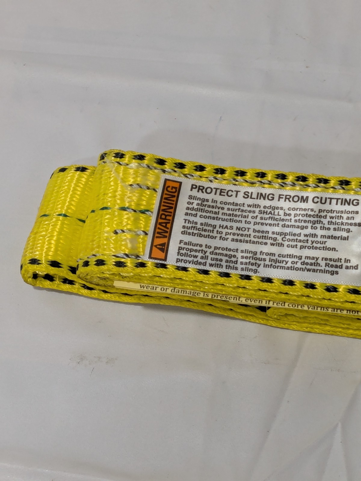LIFTEX Flat Eye & Eye, Type 3 Web Sling: 3' Long, 2" Wide EE292X3P