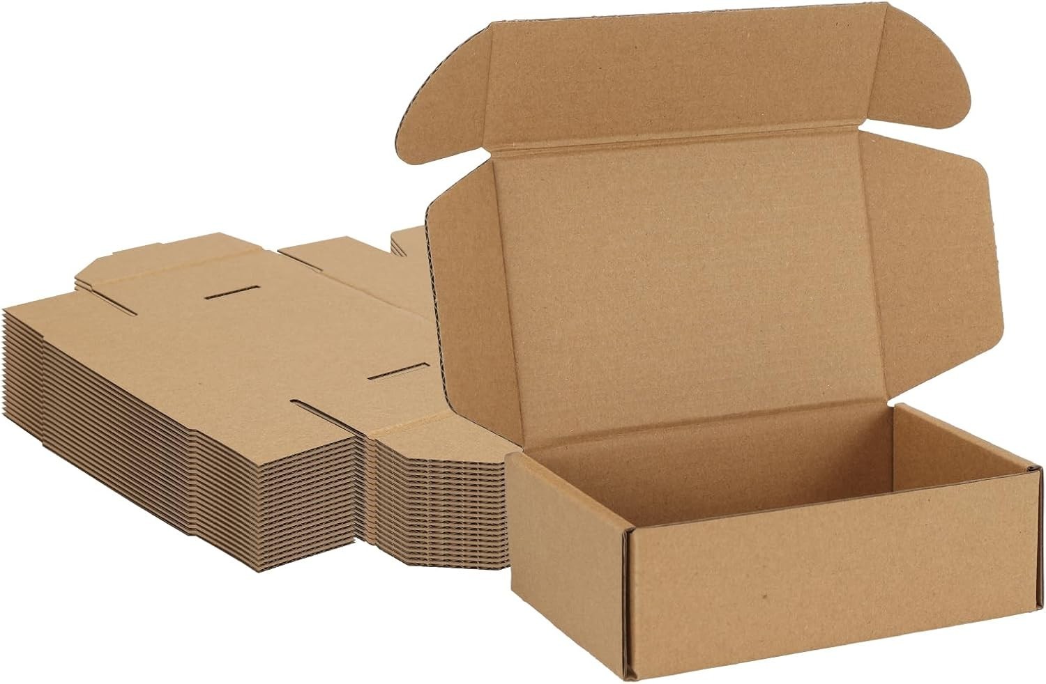 6x4x2 Inches Shipping Boxes Pack of 20, Small Corrugated Cardboard Box for Ma…