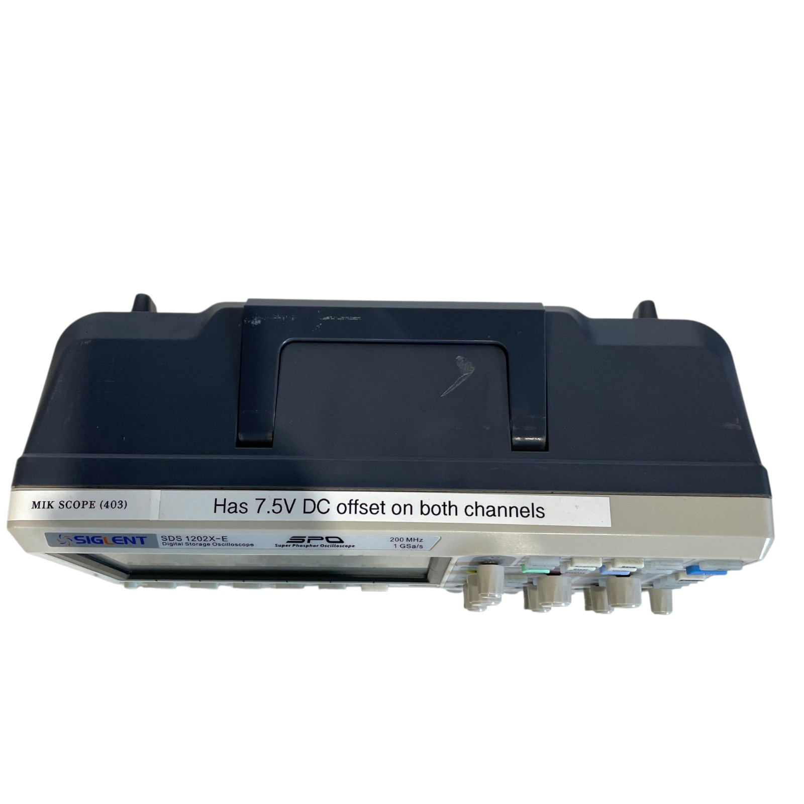 SIGLENT SDS1202X-E 200MHz 2-Channel Digital Storage Oscilloscope For Parts,TESTE