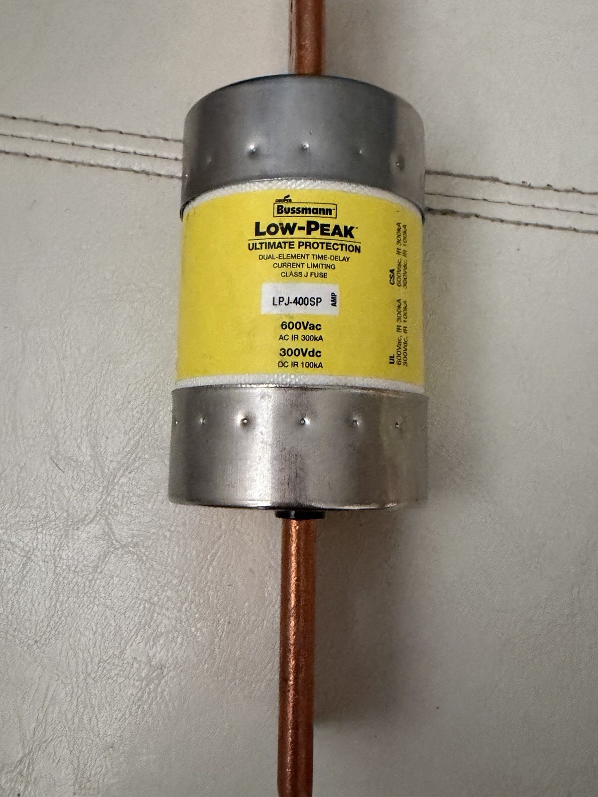 Bussmann LPJ-400SP Low-Peak 400A Electrical Fuse