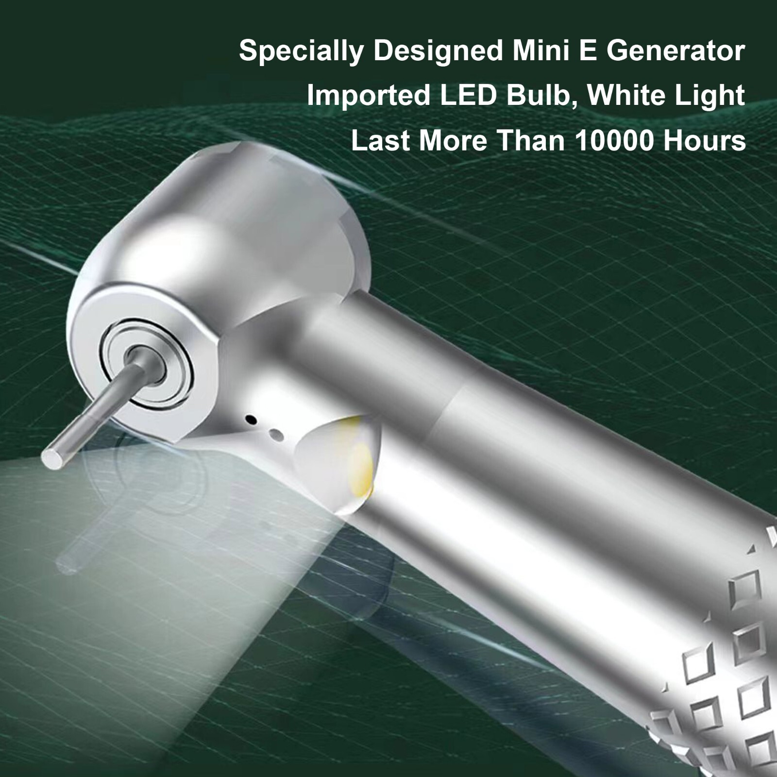 COXO Dental Small Mini Head LED Handpiece High Speed Air Turbine 4 Hole NSK Kids