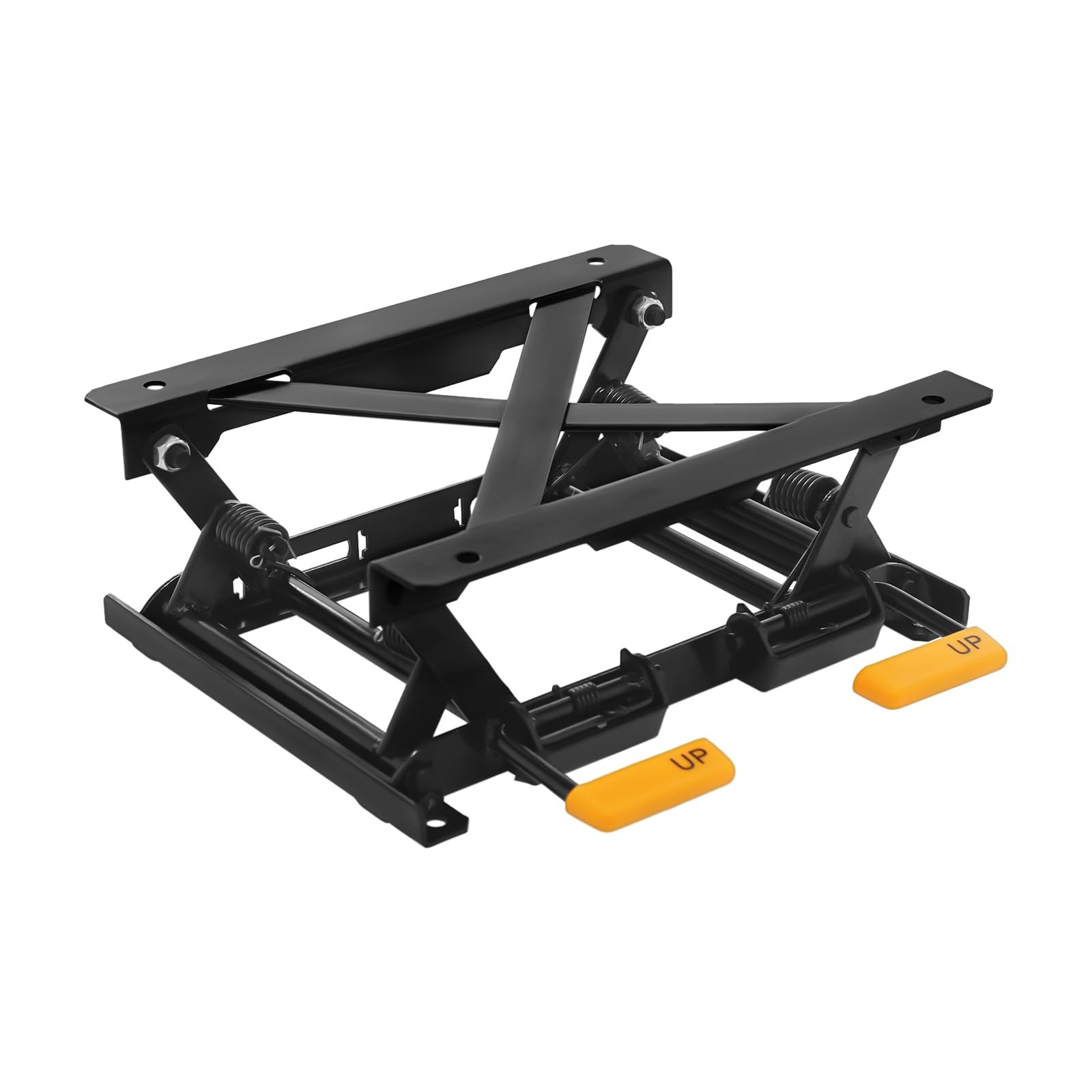 Car Seat Lifter Riser Adjustable 2.76-5.12in Steel for RVs Trucks Black
