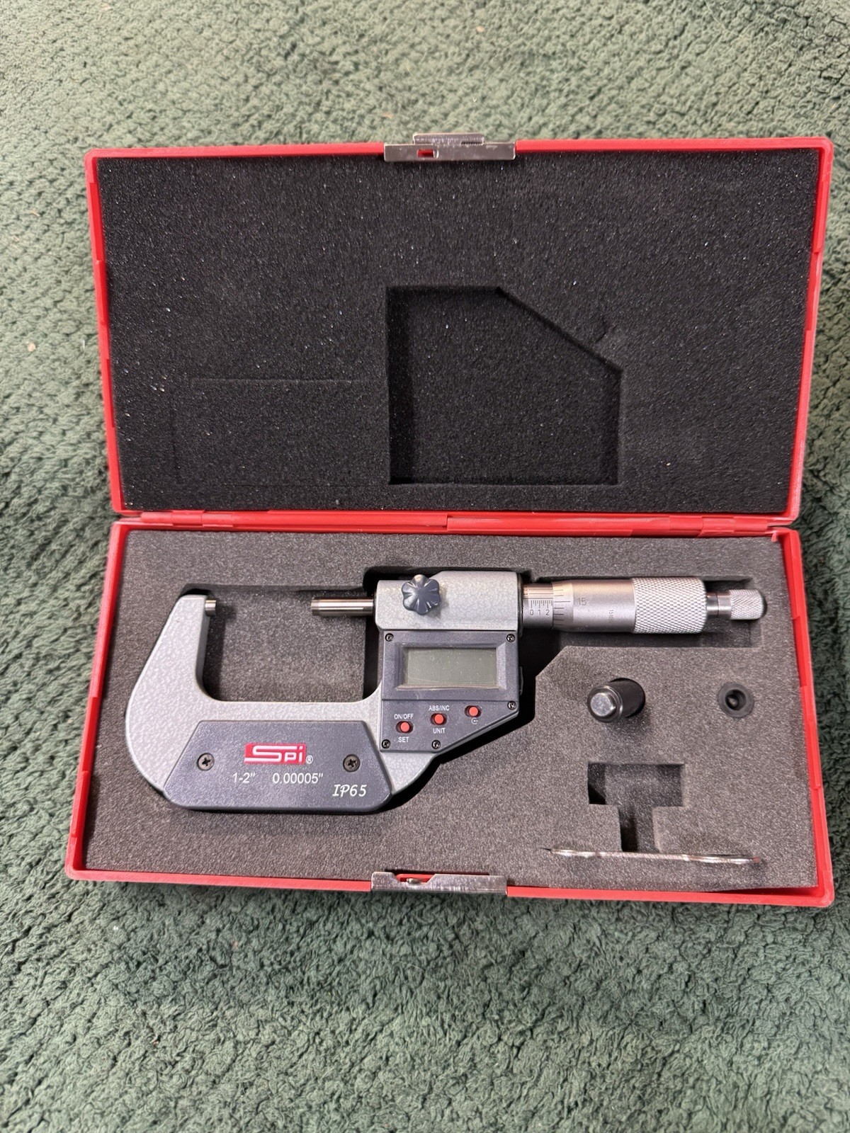 SPI 13-732-3 Digital Outside Micrometer: IP65!! 1-2″ !!!