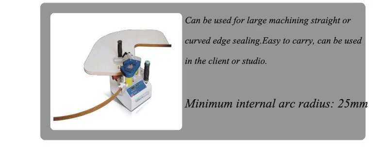 Portable Woodworking Curve Straight Line Manual Edge Banding Machine BR500