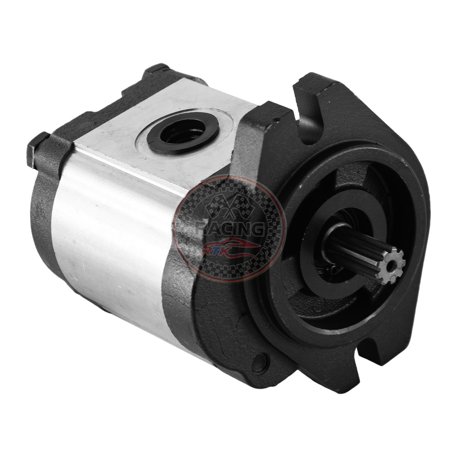 3-15 GPM Hydraulic Gear Pump 9 Tooth Spline Shaft SAE A-2 Bolts CCW Cast Iron