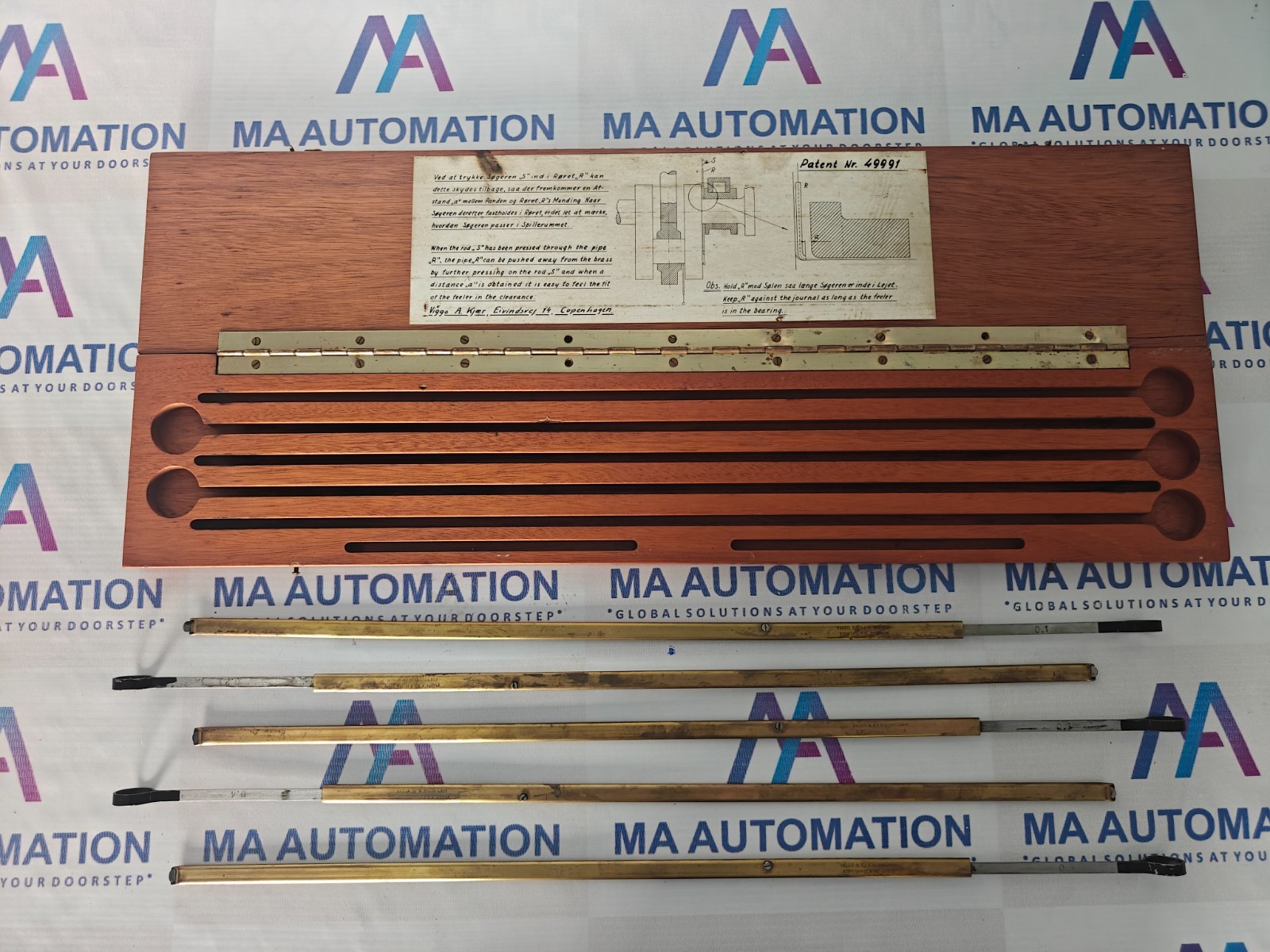 VIGGO A KJAER 49991 0.05-0.35 mm BEARING FEELER GAUGE SET