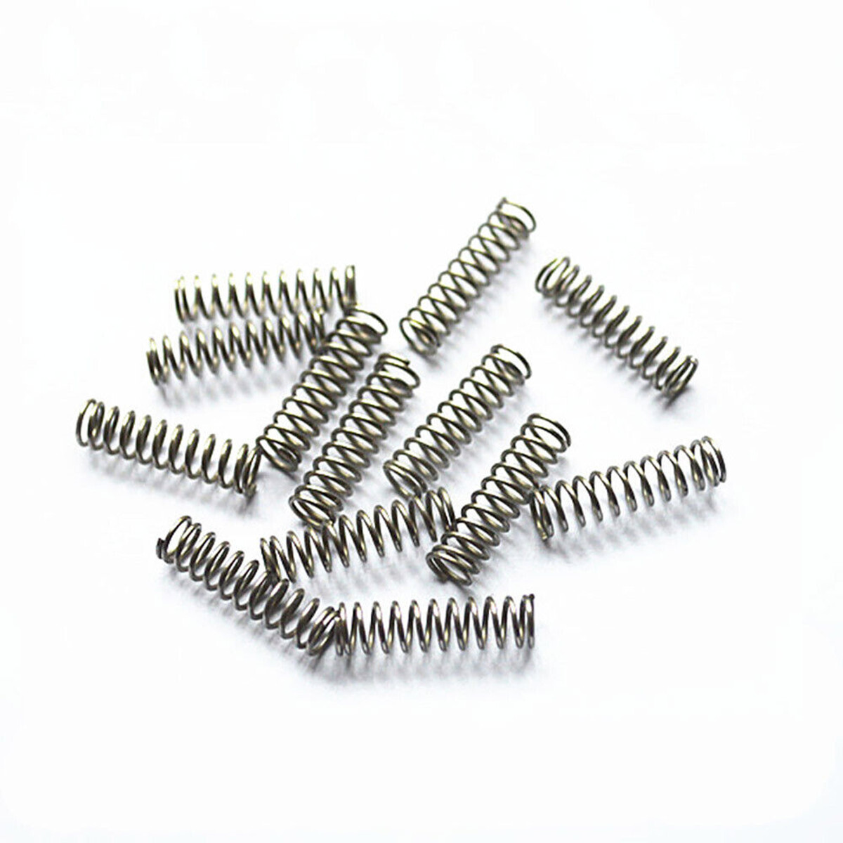 10Pcs Compression Spring A2 Stainless Steel Wire Diameter 0.2mm 0.3mm 0.4mm