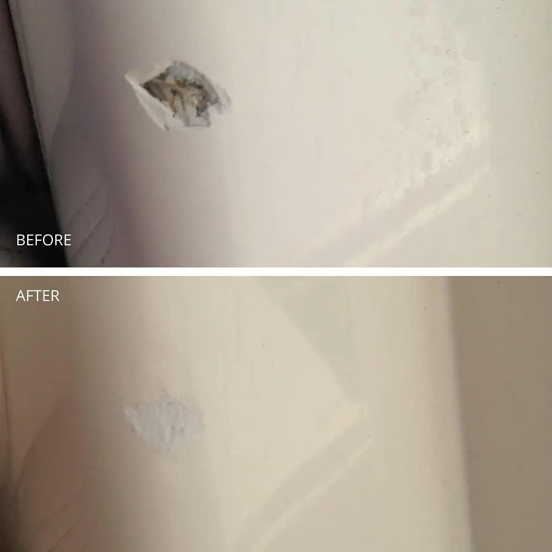 UV Resistant Oyster White Fiberglass Repair Filler – Strong Epoxy for Boats