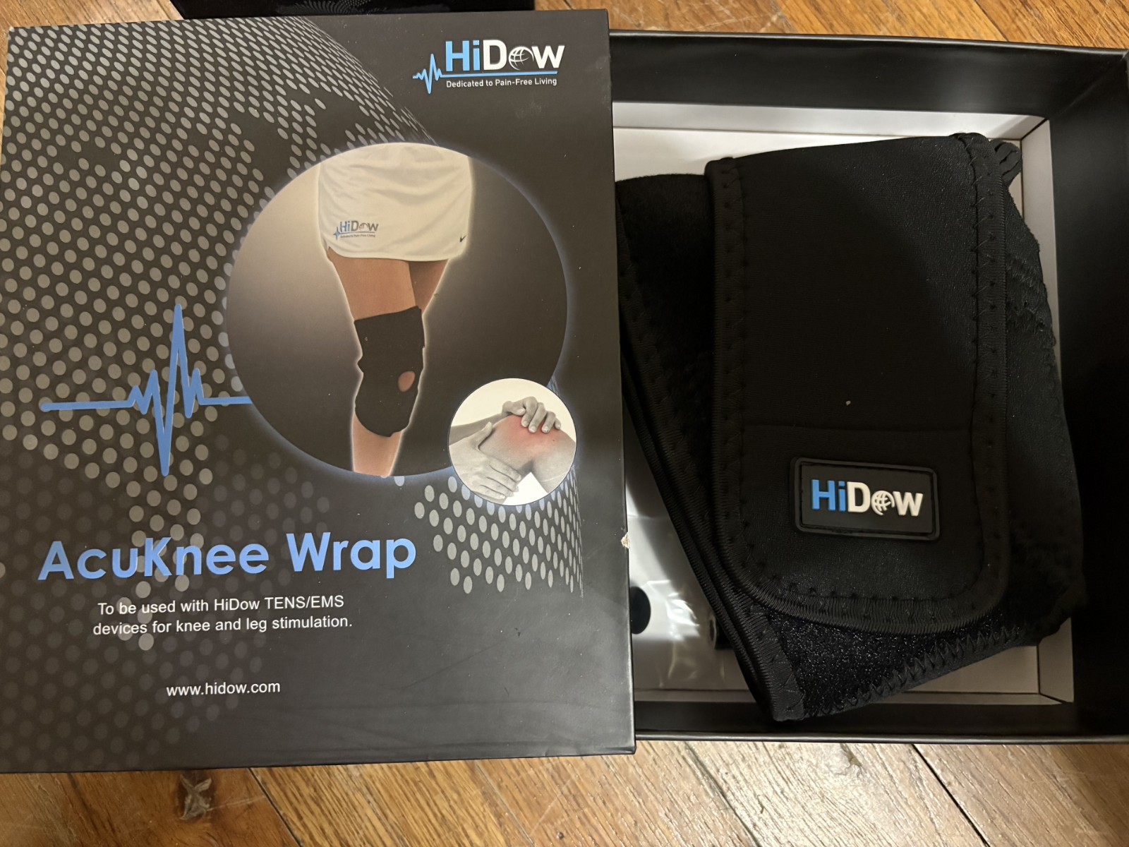 HiDow Pro Touch 6-12 TENS/EMS Unit 2-Channel Handheld Rehab Therapy