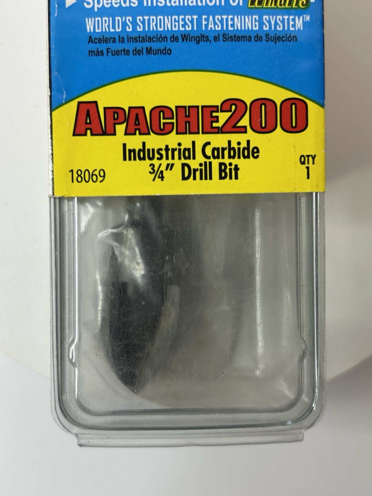 WingIts Apache 200 Industrial Carbide Drill Bit 3/4” 648 201, 18069
