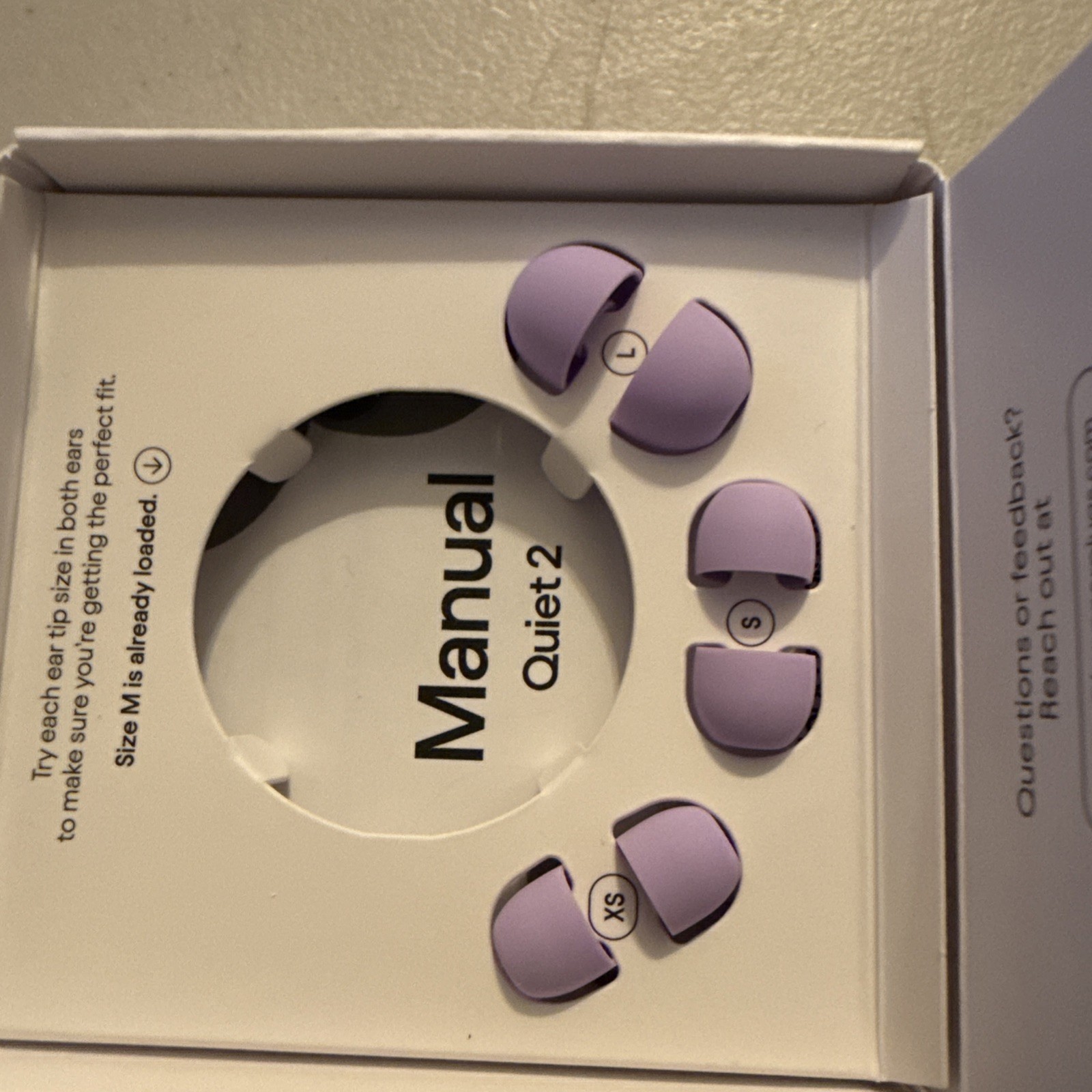 Loop Quiet 2 Ear Plugs 24dB SNR Reusable Sleep Focus Travel w/ Case Violet